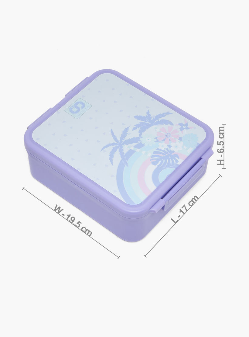 SAMI STUDIO Tropical Print Lunch Box for Girls with Food Jar - 900 ml-school-lunchessentials-lunchboxes-image-12