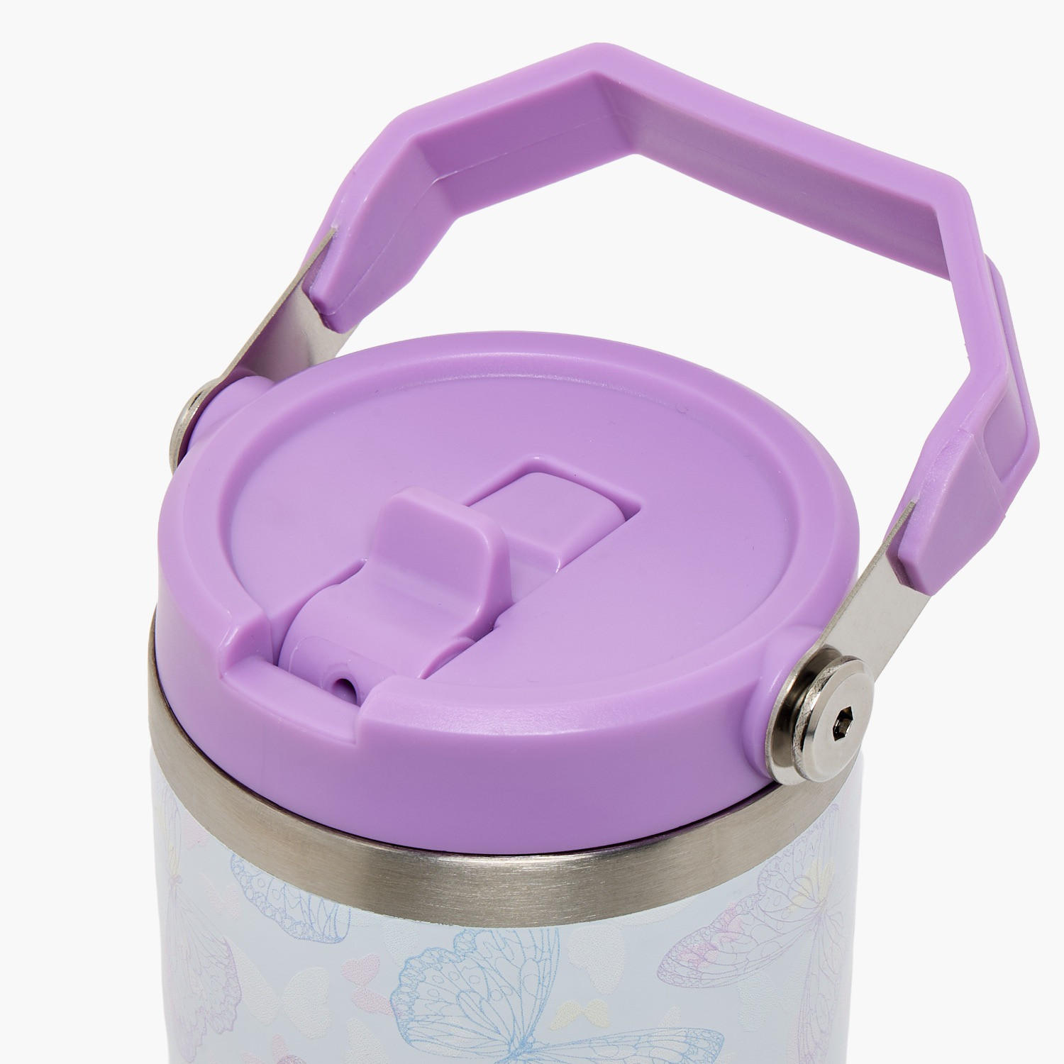 كوب ستانلس ستيل بطبعات فراشة وقشة من سامي ستوديو - 1.2 لتر-school-waterbottles-image-4