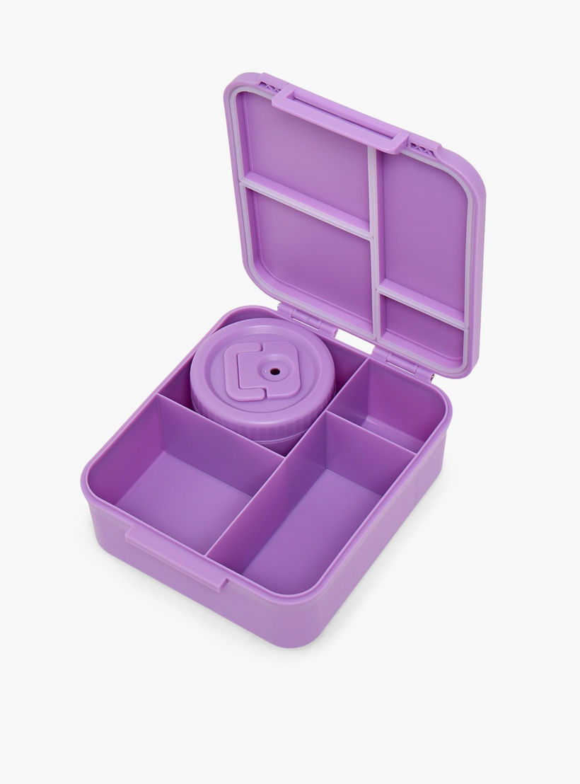 SAMI STUDIO Butterfly Print Lunch Box for Girls with Clip Lock Lid - 900 ml-school-lunchessentials-lunchboxes-image-6