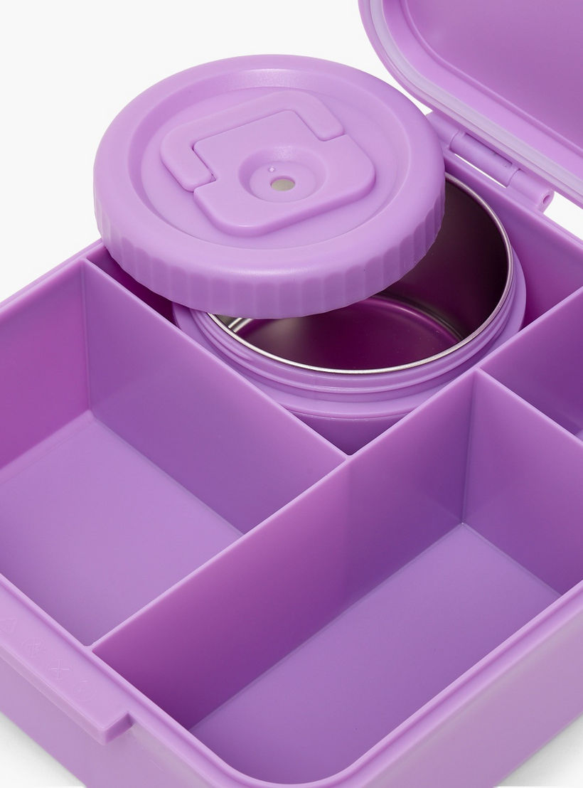 SAMI STUDIO Butterfly Print Lunch Box for Girls with Clip Lock Lid - 900 ml-school-lunchessentials-lunchboxes-image-8
