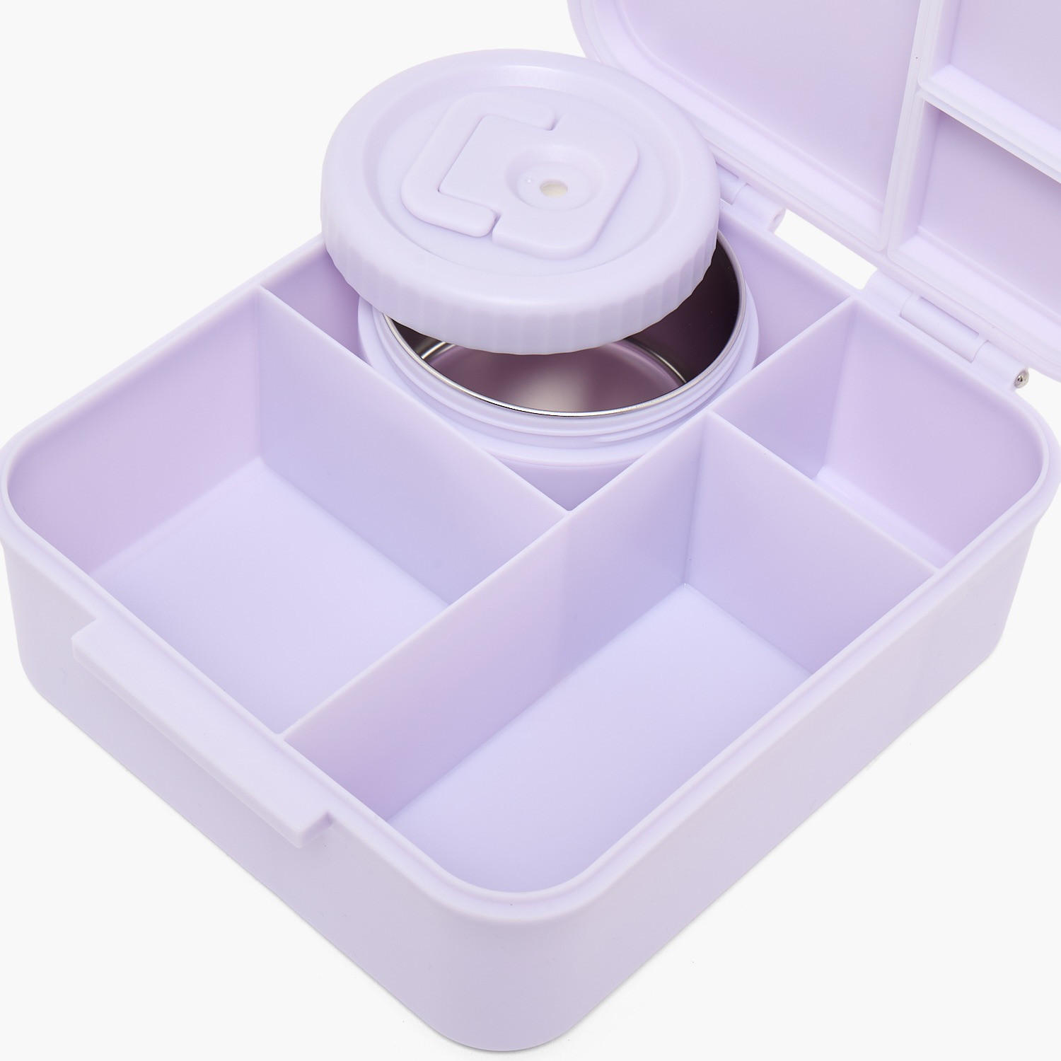 صندوق غداء بطبعات زهرية مع حافظة طعام للبنات من سامي ستوديو - 900 مل-school-lunchessentials-lunchboxes-image-9