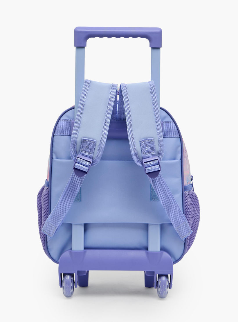 طقم شنطة ترولي مدرسية 3 قطع للبنات 5-8 سنوات مع شنطة غداء وطبعات من مست تيم - 12 بوصة-school-bagsandbackpacks-trolleybags-image-12