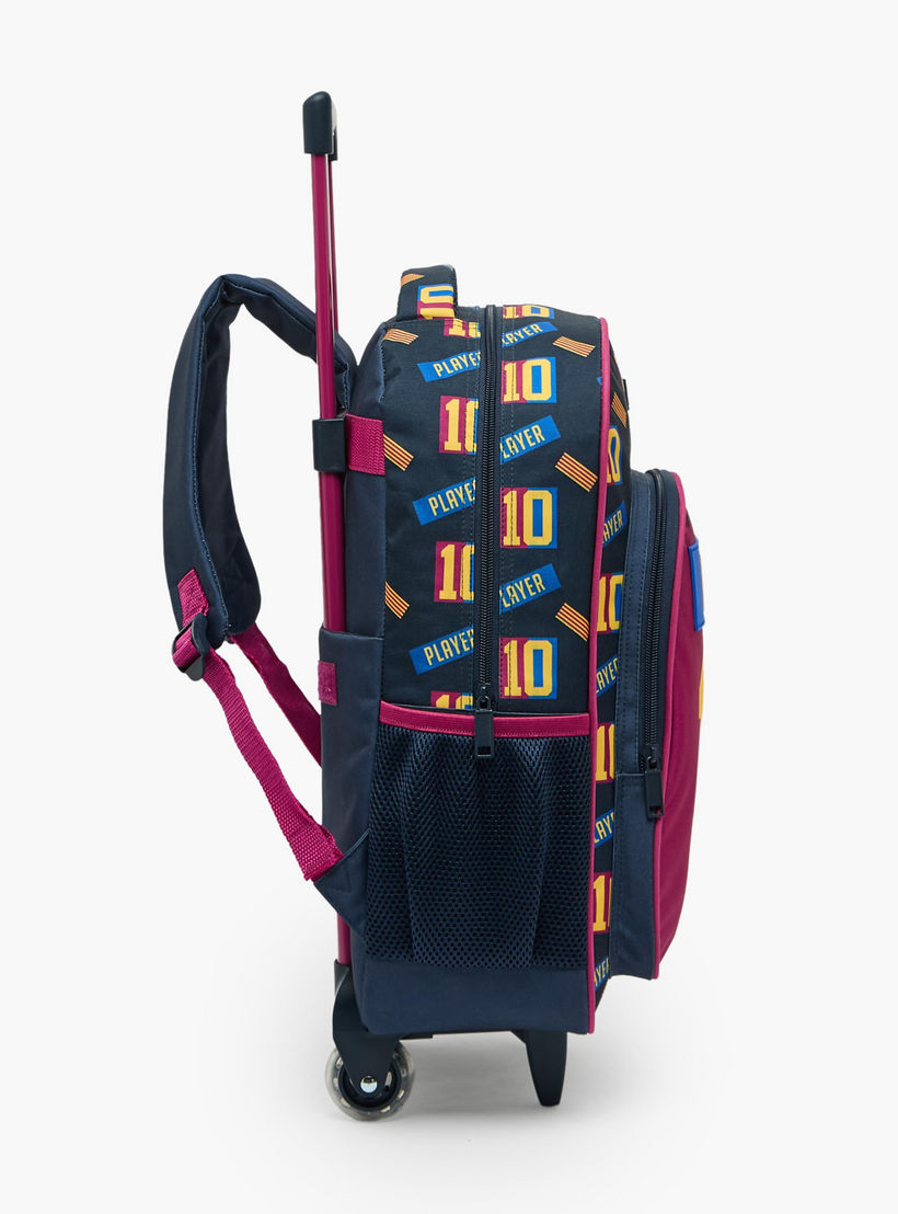 MustTeam Printed 5-Piece School Trolley Bag Set for Boys 5-8 Years with Lunch Bag - 16 inches-school-bagsandbackpacks-trolleybags-image-11