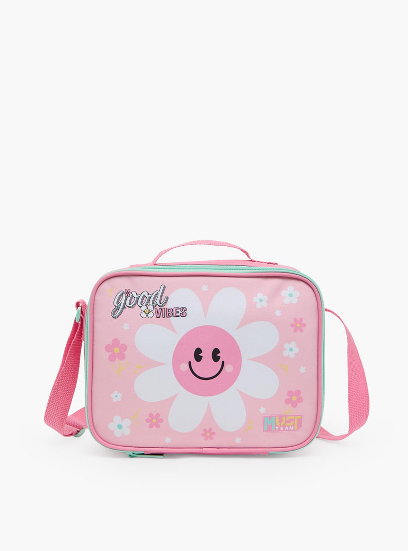 طقم شنطة ترولي مدرسية 5 قطع للبنات 5-8 سنوات مع شنطة غداء وطبعات من مست تيم - 16 بوصة-school-bagsandbackpacks-trolleybags-image-15