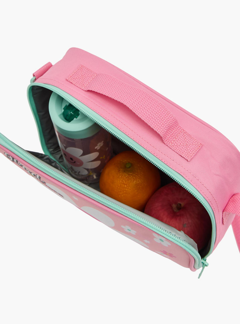 طقم شنطة ترولي مدرسية 5 قطع للبنات 5-8 سنوات مع شنطة غداء وطبعات من مست تيم - 16 بوصة-school-bagsandbackpacks-trolleybags-image-16