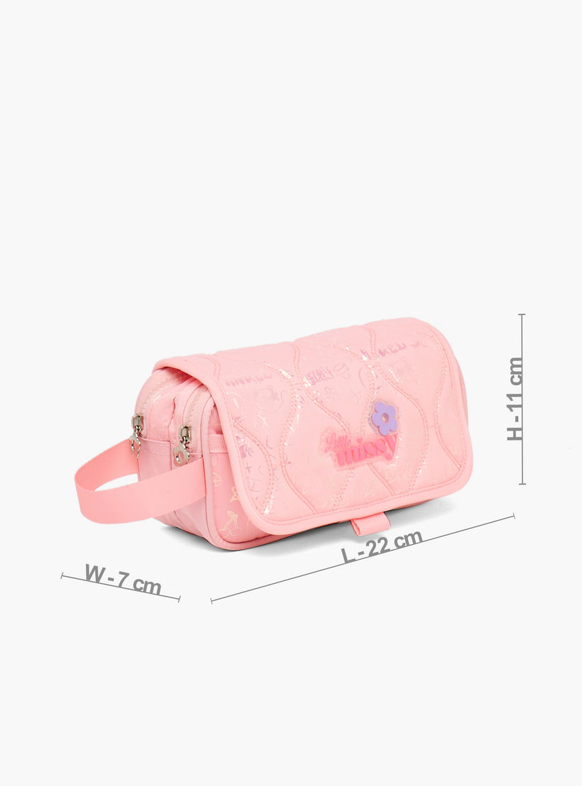 Missy Quilted Pencil Pouch with 2 Compartments-school-stationery-pencilcases-image-4