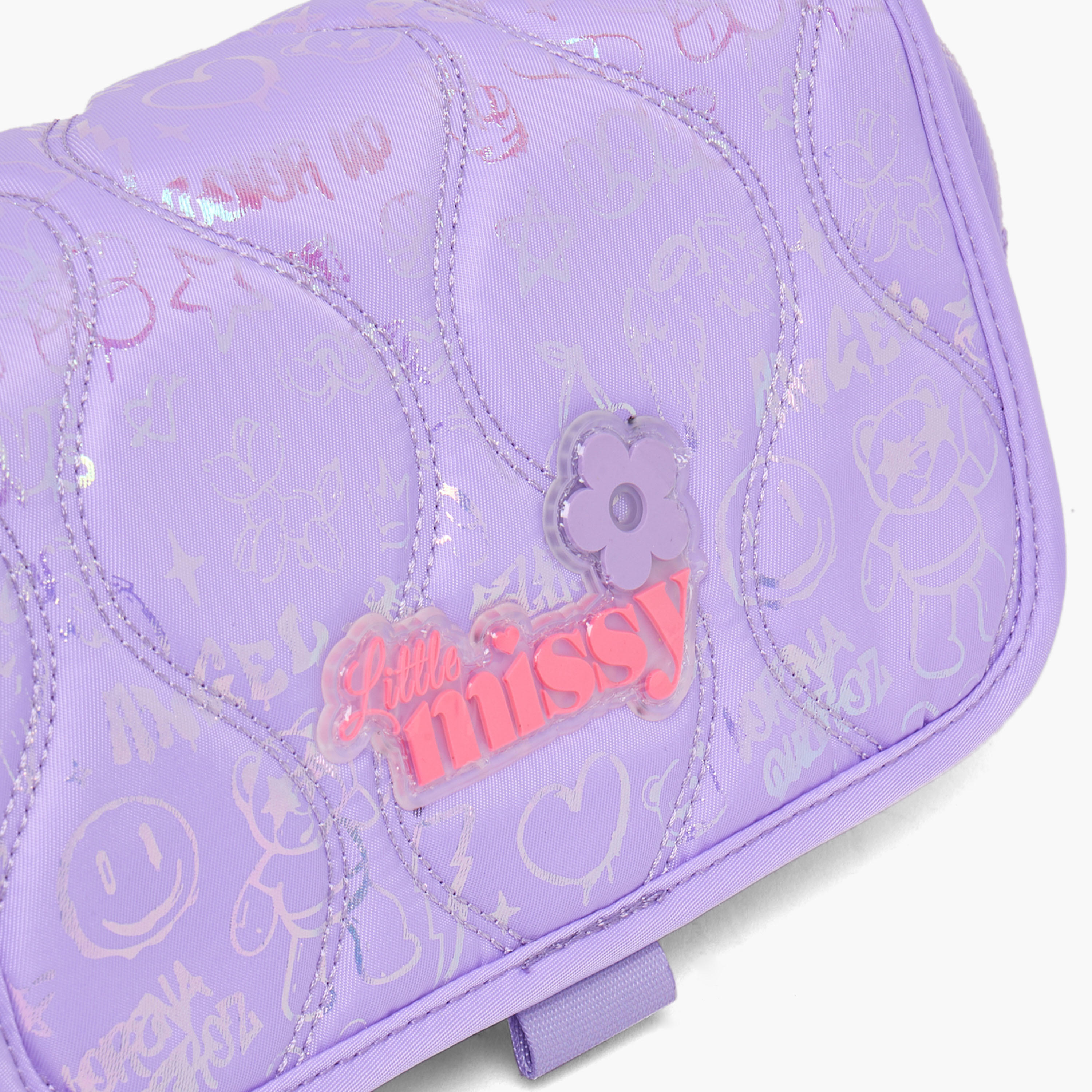Missy Quilted Pencil Pouch with 2 Compartments-school-stationery-pencilcases-image-7