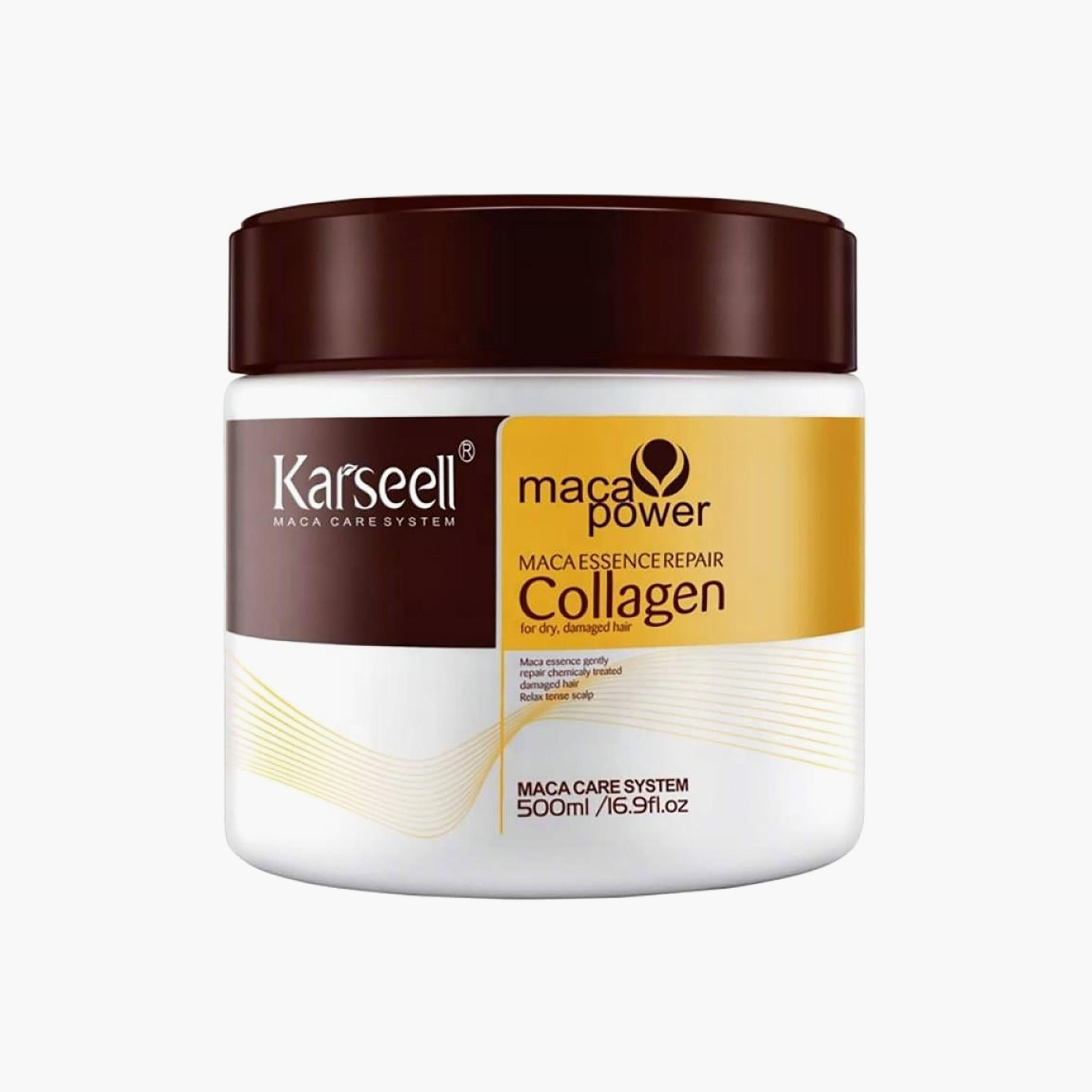 قناع (ماسك) بالكولاجين لعلاج الشعر الجاف والمتطاير من كارسيل - 500 مل-beautyandpersonalcare-hair-haircare-hairmasksandcreams-image-1