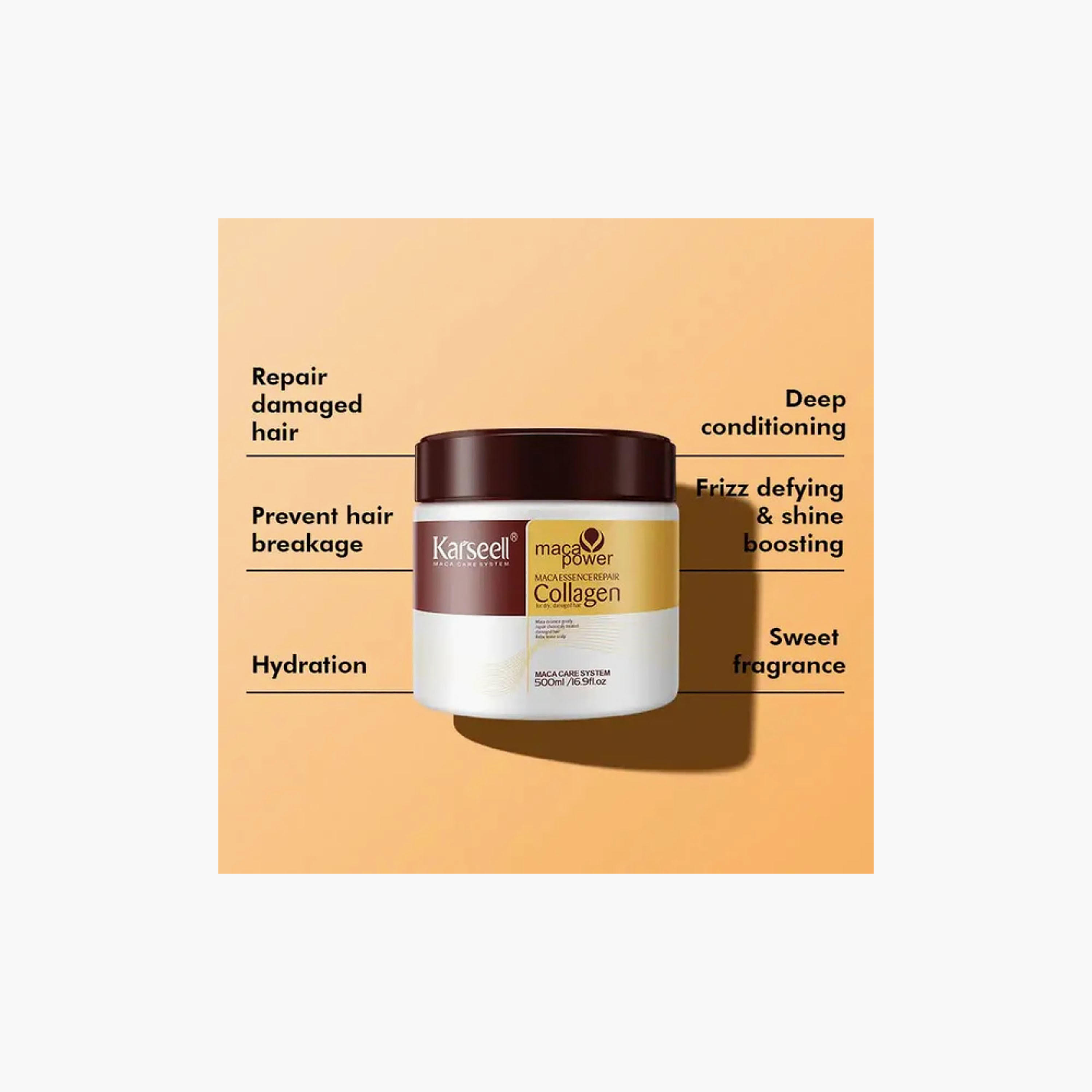 Carsil Dry & Frizzy Hair Mask With Collagen 500 Ml-beautyandpersonalcare-hair-haircare-hairmasksandcreams-image-7