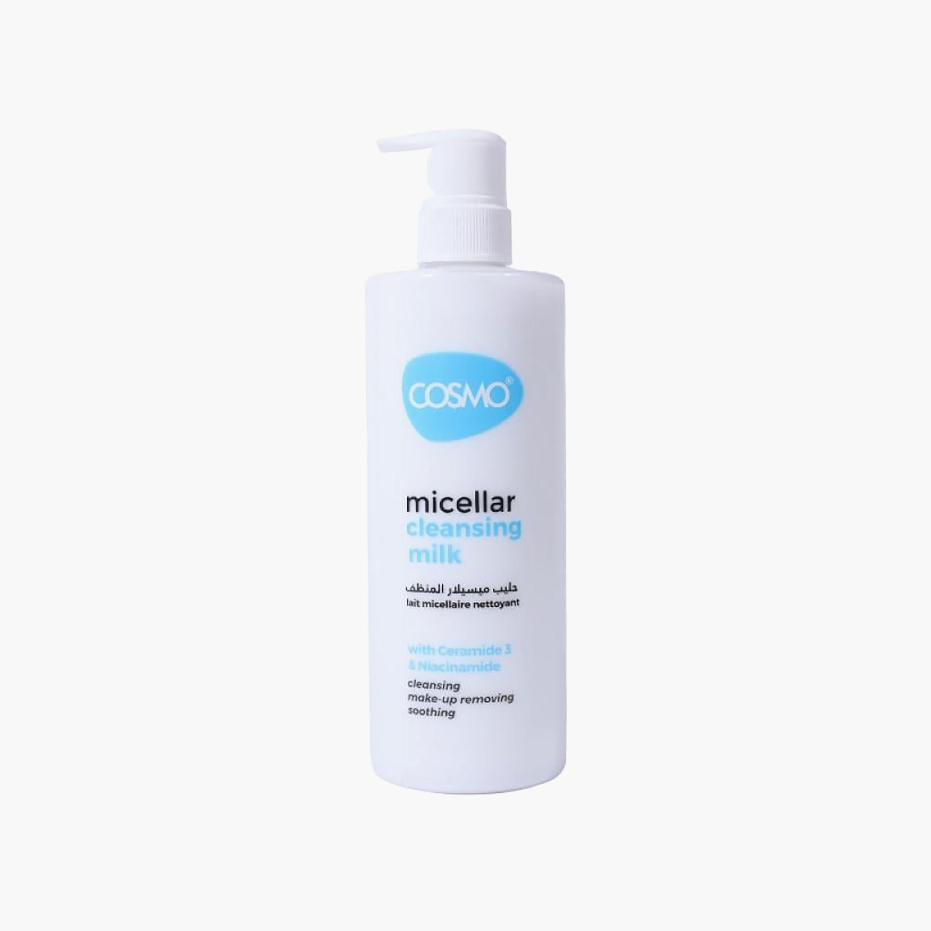 Cosmo Micellar Cleansing Milk Makeup Remover & Soothing Facial Cleanser 500 Ml-beautyandpersonalcare-mens-haircare-image-1