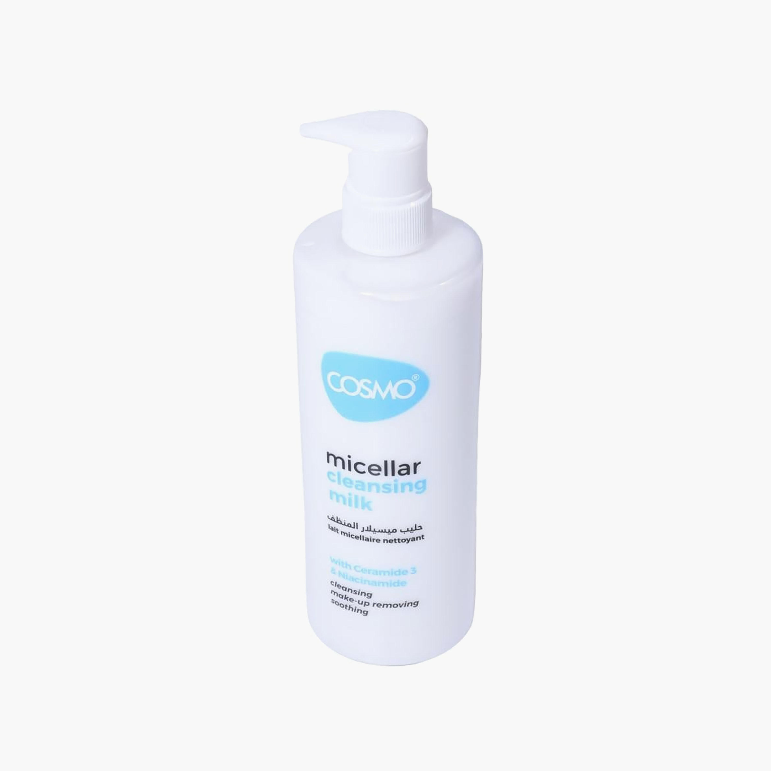 Cosmo Micellar Cleansing Milk Makeup Remover & Soothing Facial Cleanser 500 Ml-beautyandpersonalcare-mens-haircare-image-2