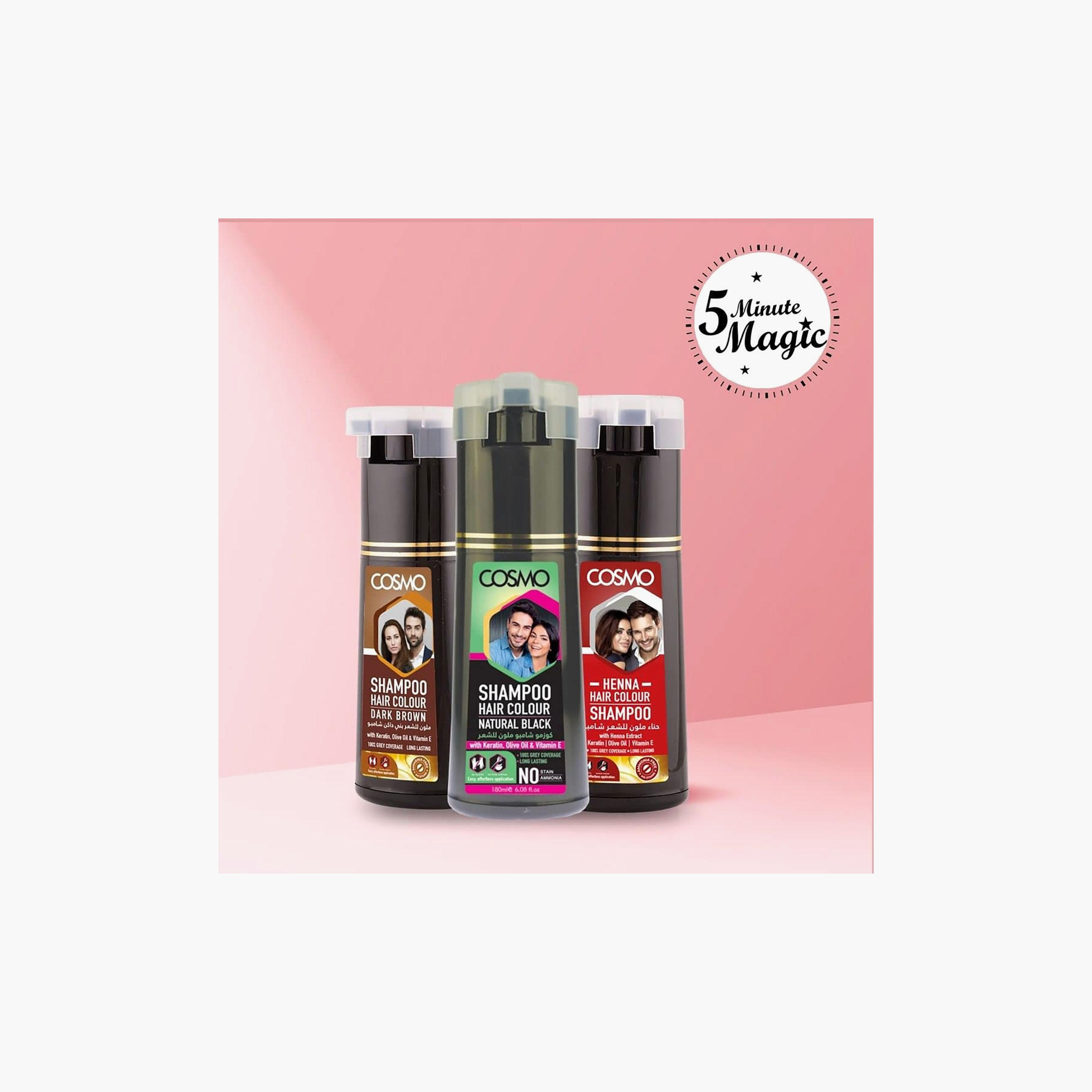 Cosmo Color Shampoo Natural Black Hair 180 Ml-beautyandpersonalcare-hair-haircare-conditioners-image-4