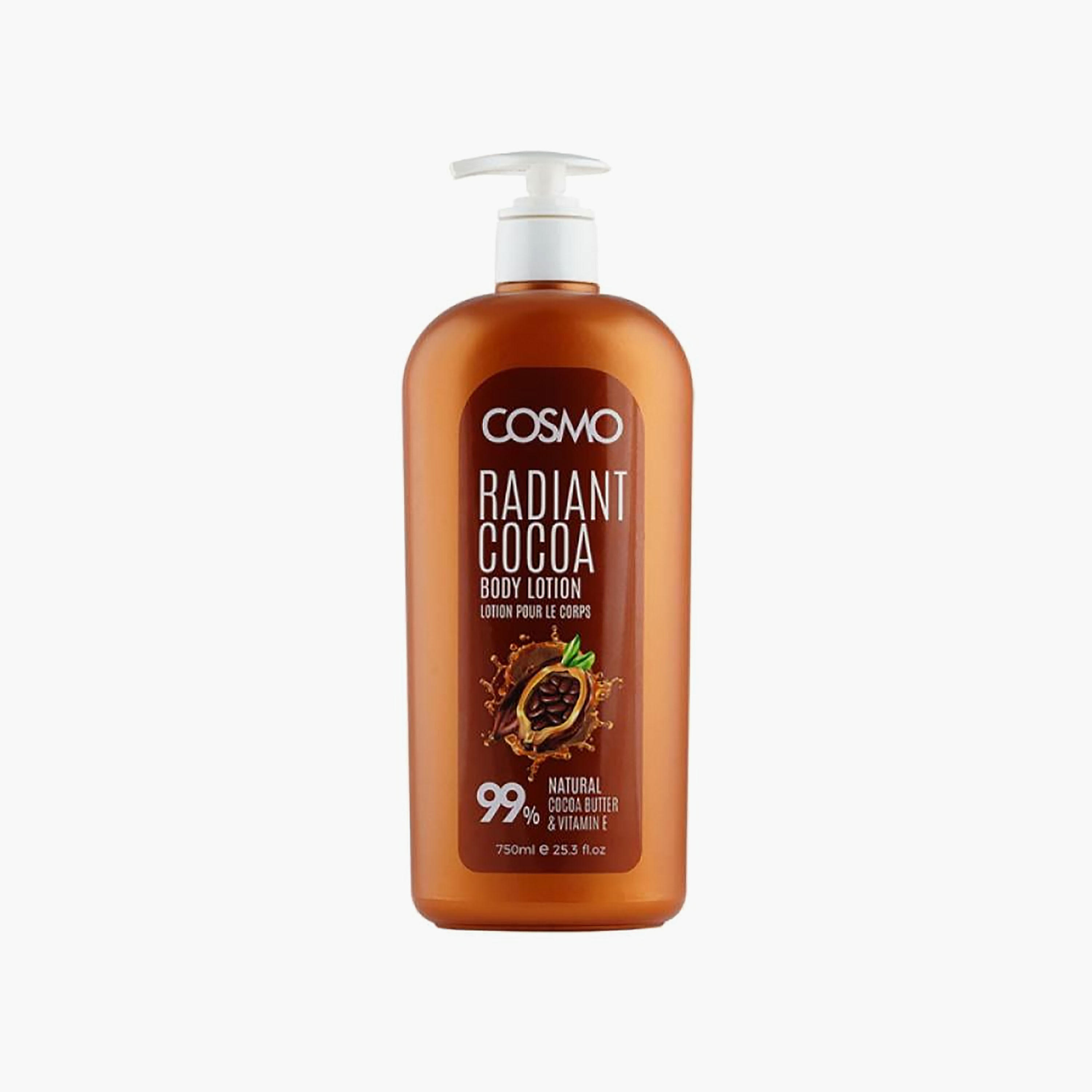 لوشن الجسم المشع بخلاصة الكاكاو بتركيبة طبيعية 99% من كوزمو - 750 مل-beautyandpersonalcare-skin-moisturisers-bodyandhandlotions-image-1