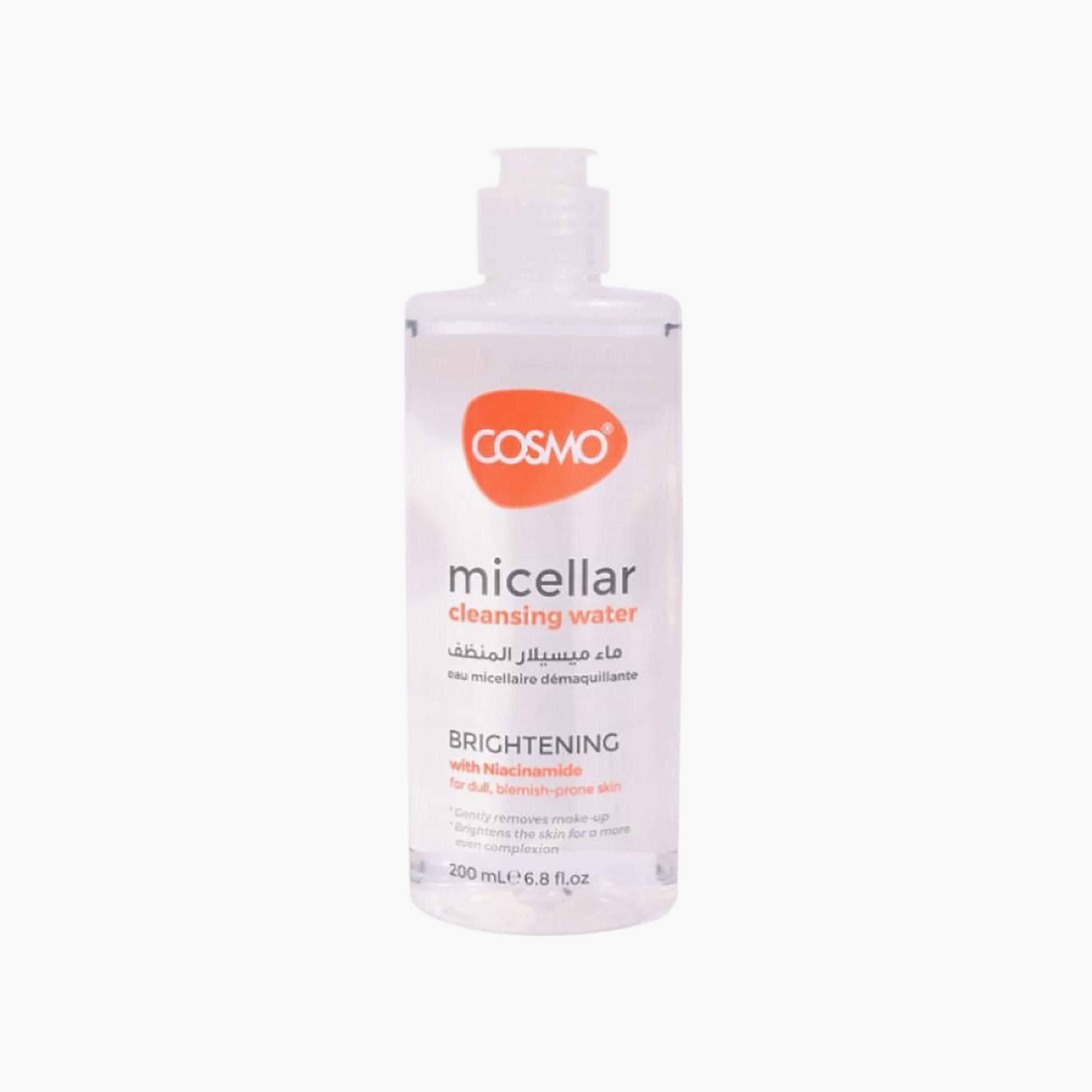 Cosmo Micellar Cleansing Water Brightening with Niacinamide 200 ml-beautyandpersonalcare-kbeauty-skin-cleansers-micellarwater-image-1