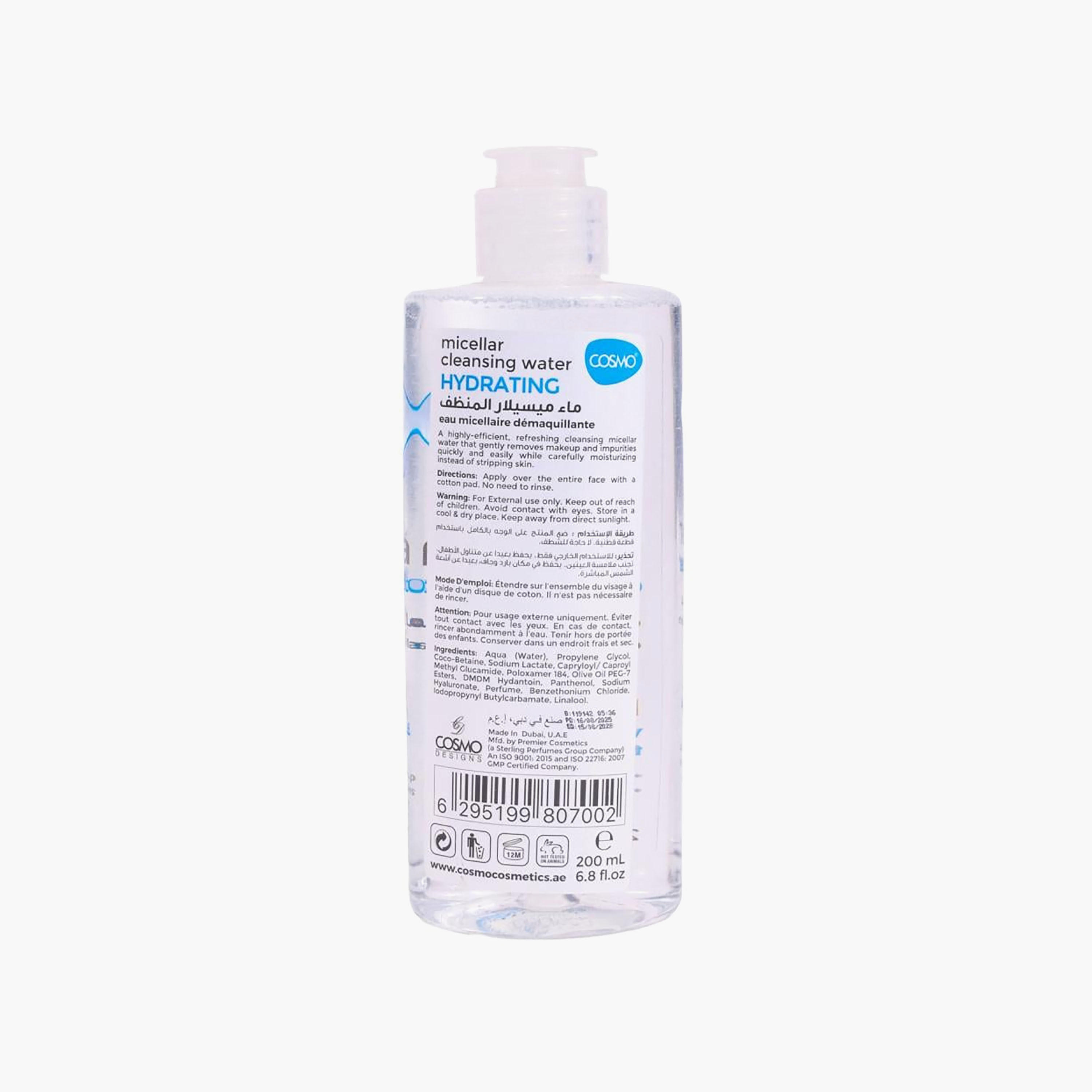 Cosmo Micellar Cleansing Water Hydrating with Hyaluronic Acid 200 ml-beautyandpersonalcare-kbeauty-skin-cleansers-micellarwater-image-3