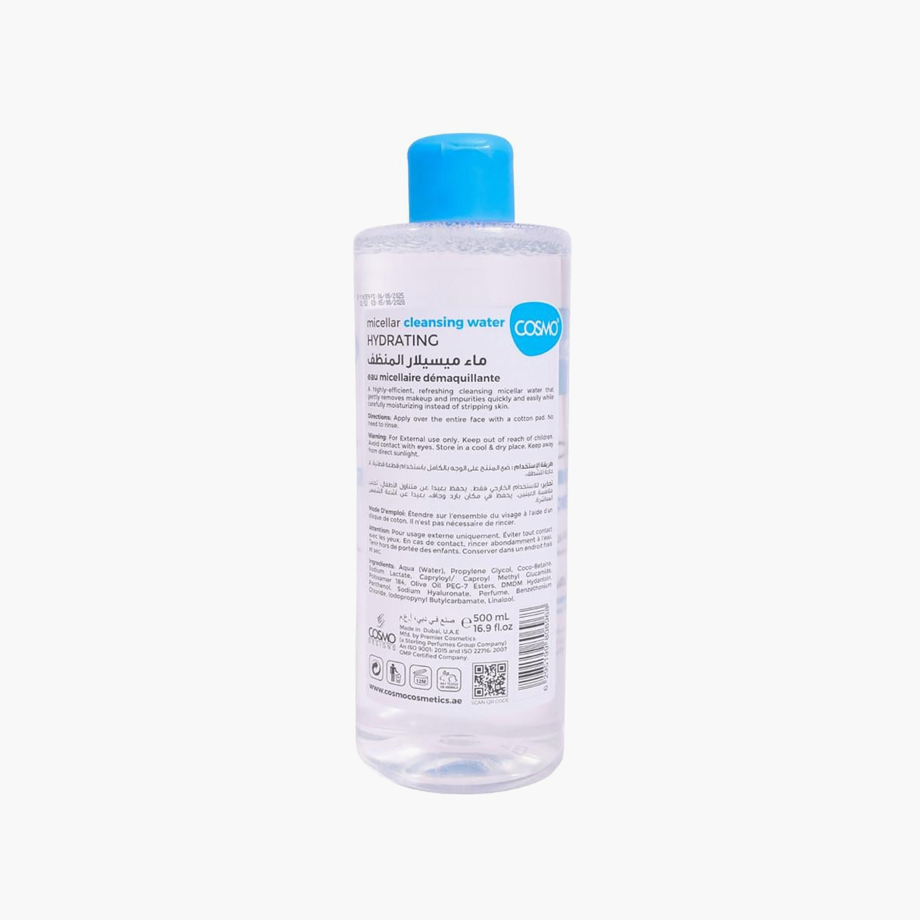 Cosmo Micellar Cleansing Water Hydrating with Hyaluronic Acid 500 ml-beautyandpersonalcare-kbeauty-skin-cleansers-micellarwater-image-2