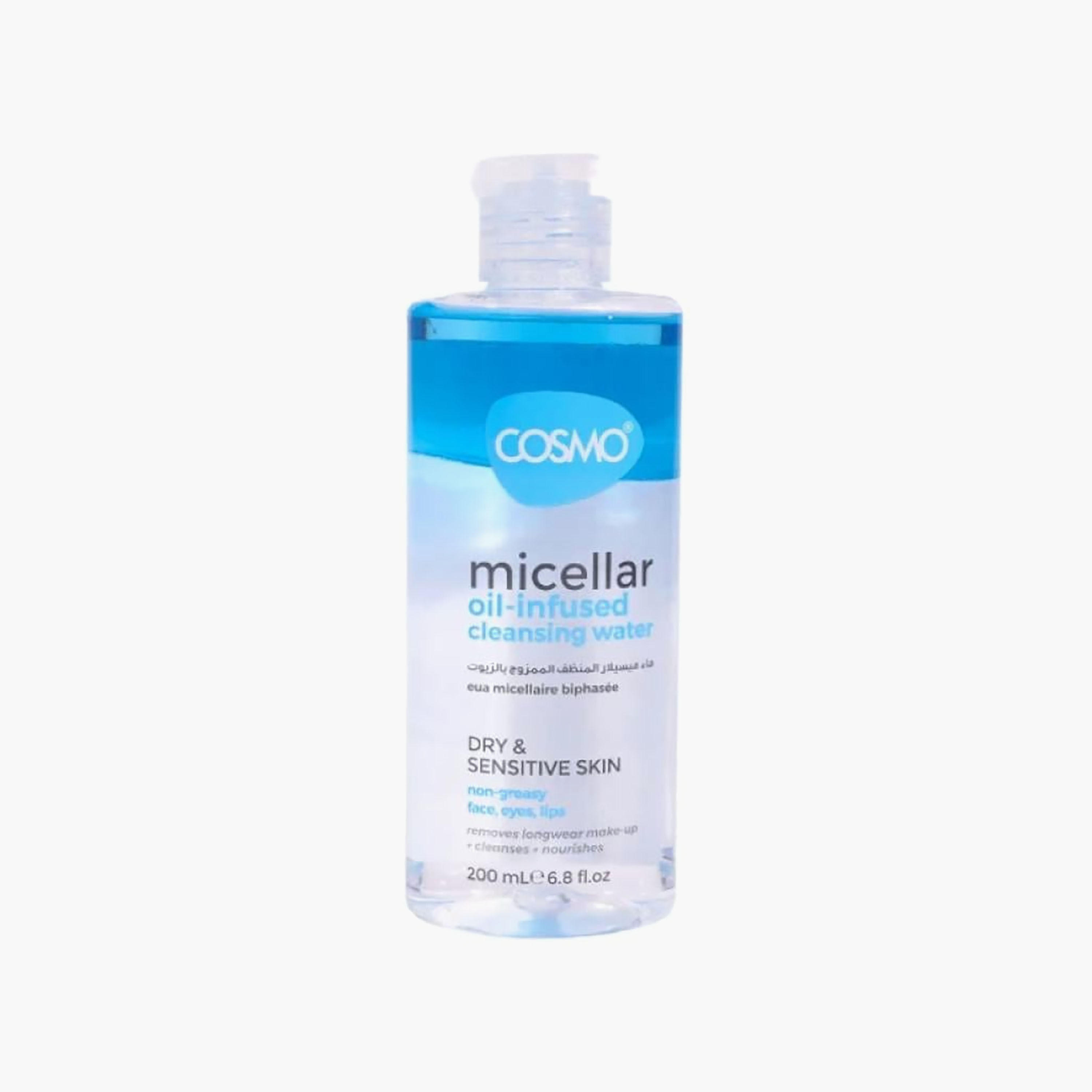 Cosmo Micellar Cleansing Water Soothing with Micellar Water 200 ml-beautyandpersonalcare-kbeauty-skin-cleansers-micellarwater-image-1