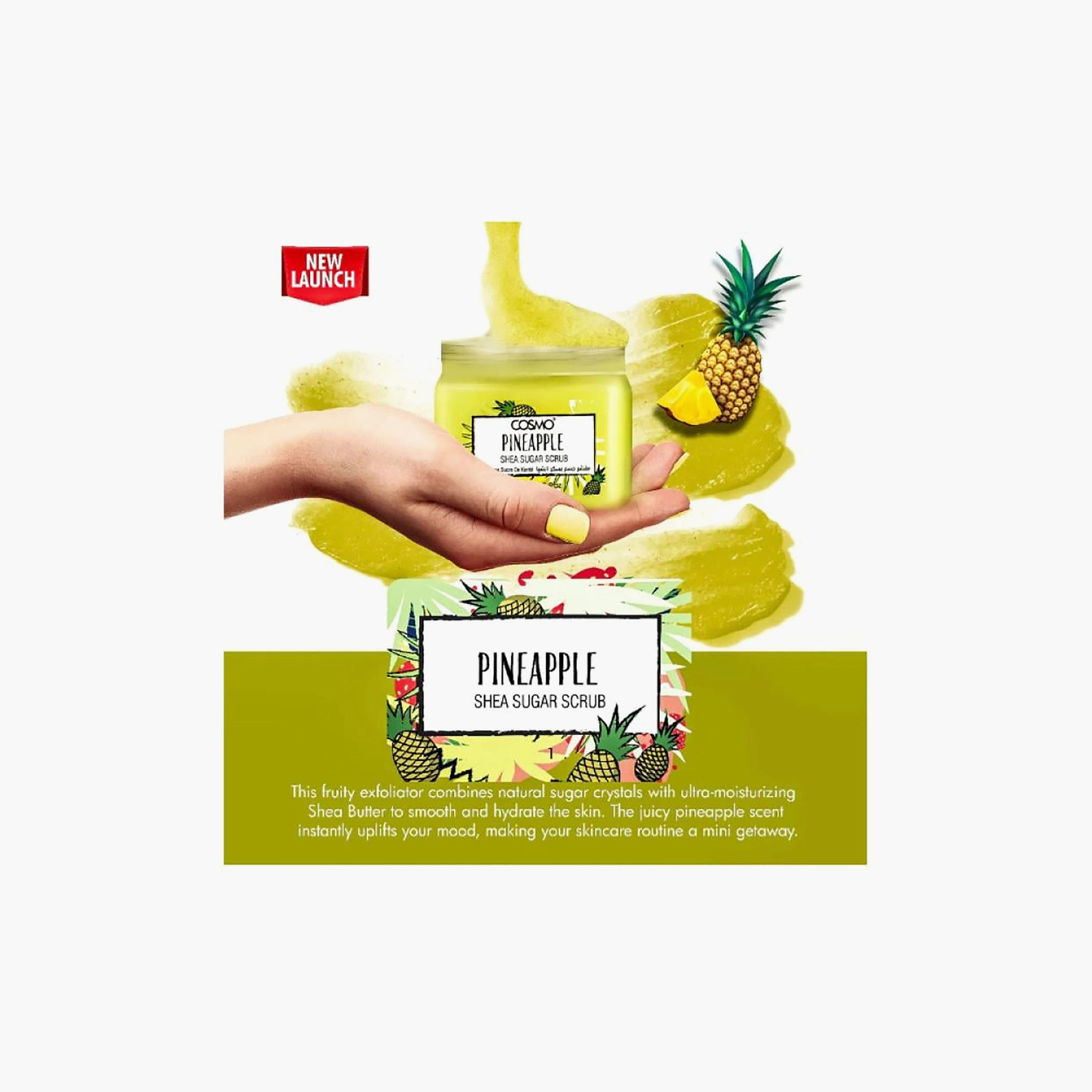 Cosmo Sugar Scrub Shea Butter& Pineapple 450 Ml-beautyandpersonalcare-bathandbody-bathandshower-scrubs-image-5