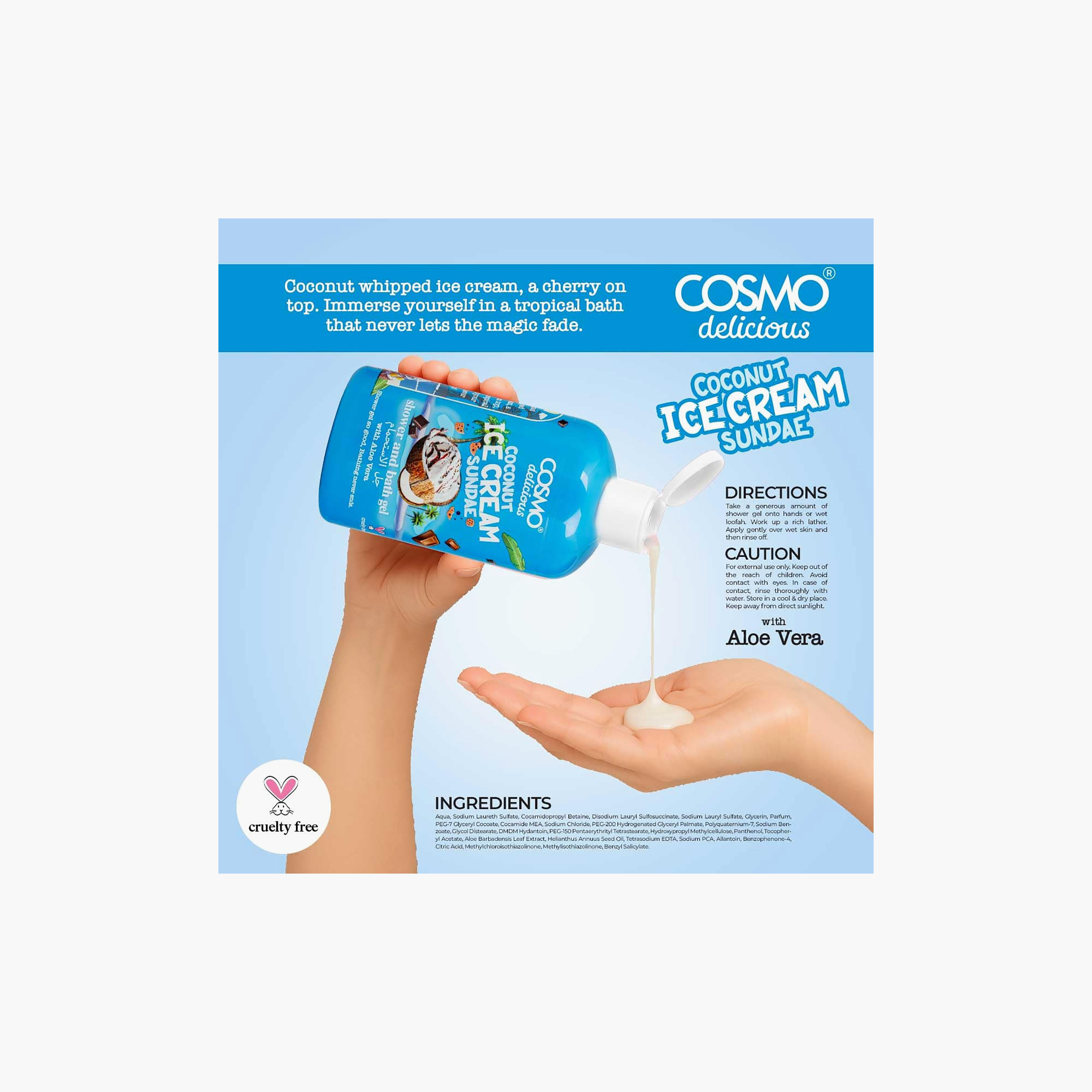 Cosmo Delicious Shower Gel 500 ml-beautyandpersonalcare-bathandbody-bathandshower-bodywash-image-2