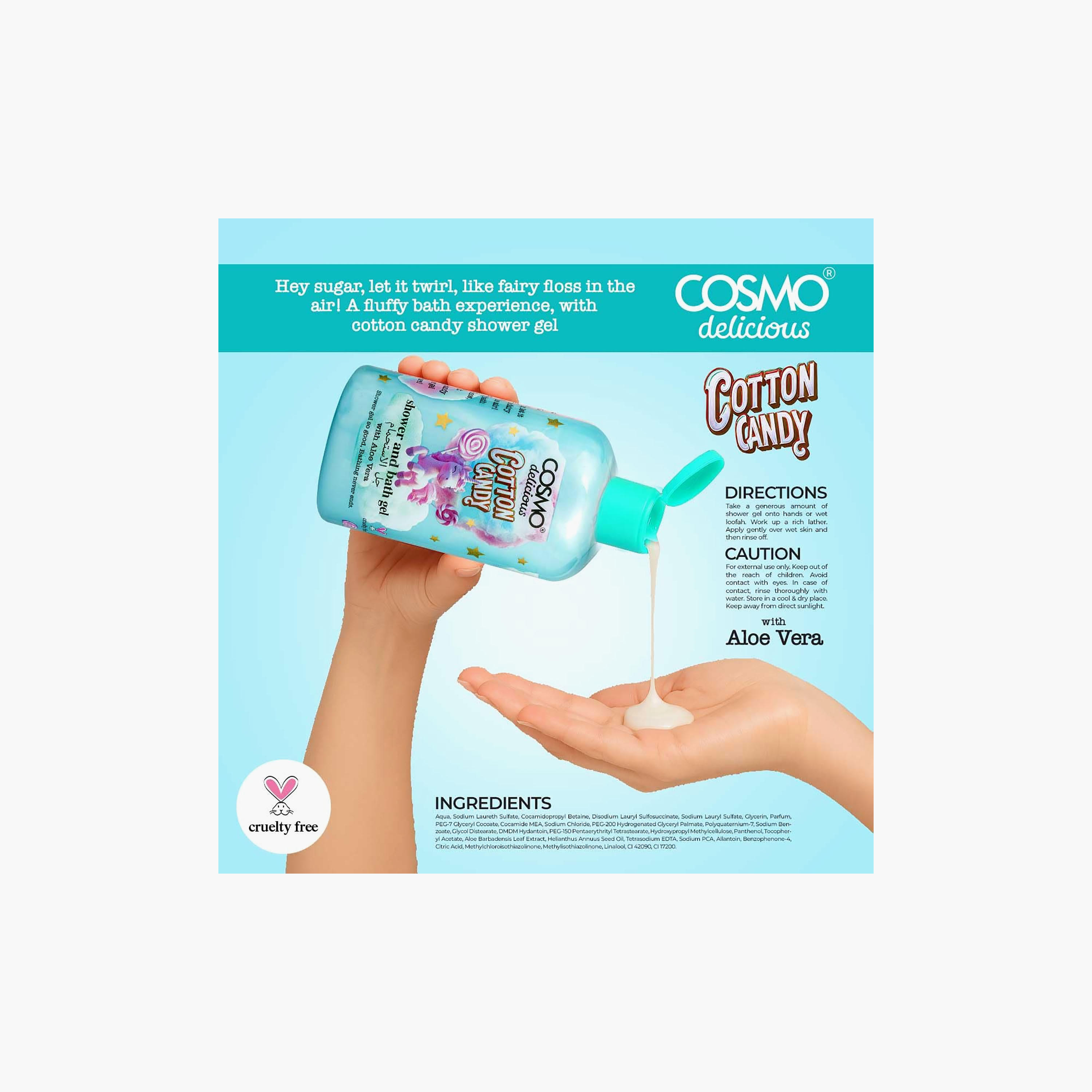 Cosmo Delicious Shower Gel 500 ml-beautyandpersonalcare-bathandbody-bathandshower-bodywash-image-3