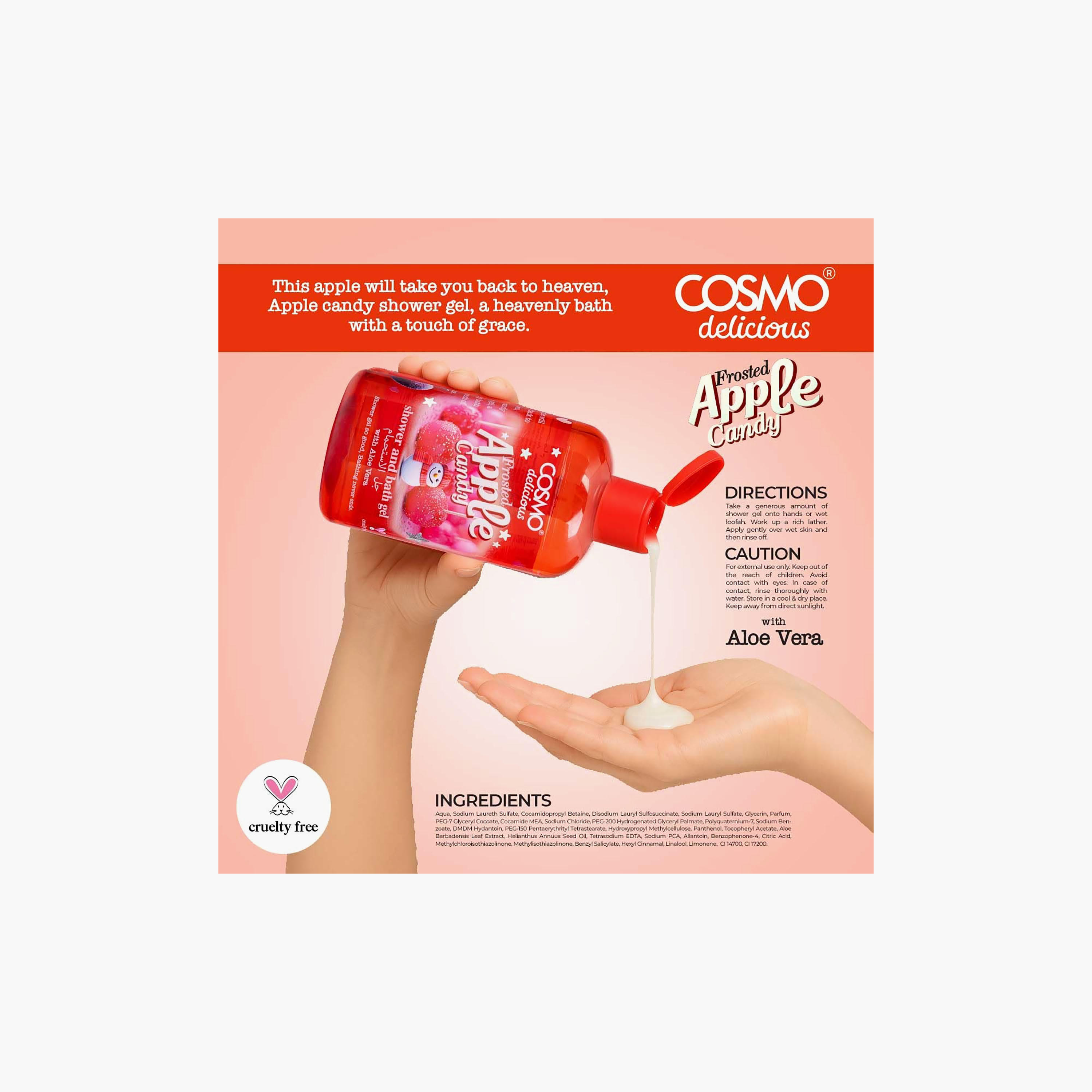 Cosmo Delicious Shower Gel 500 ml-beautyandpersonalcare-bathandbody-bathandshower-bodywash-image-2