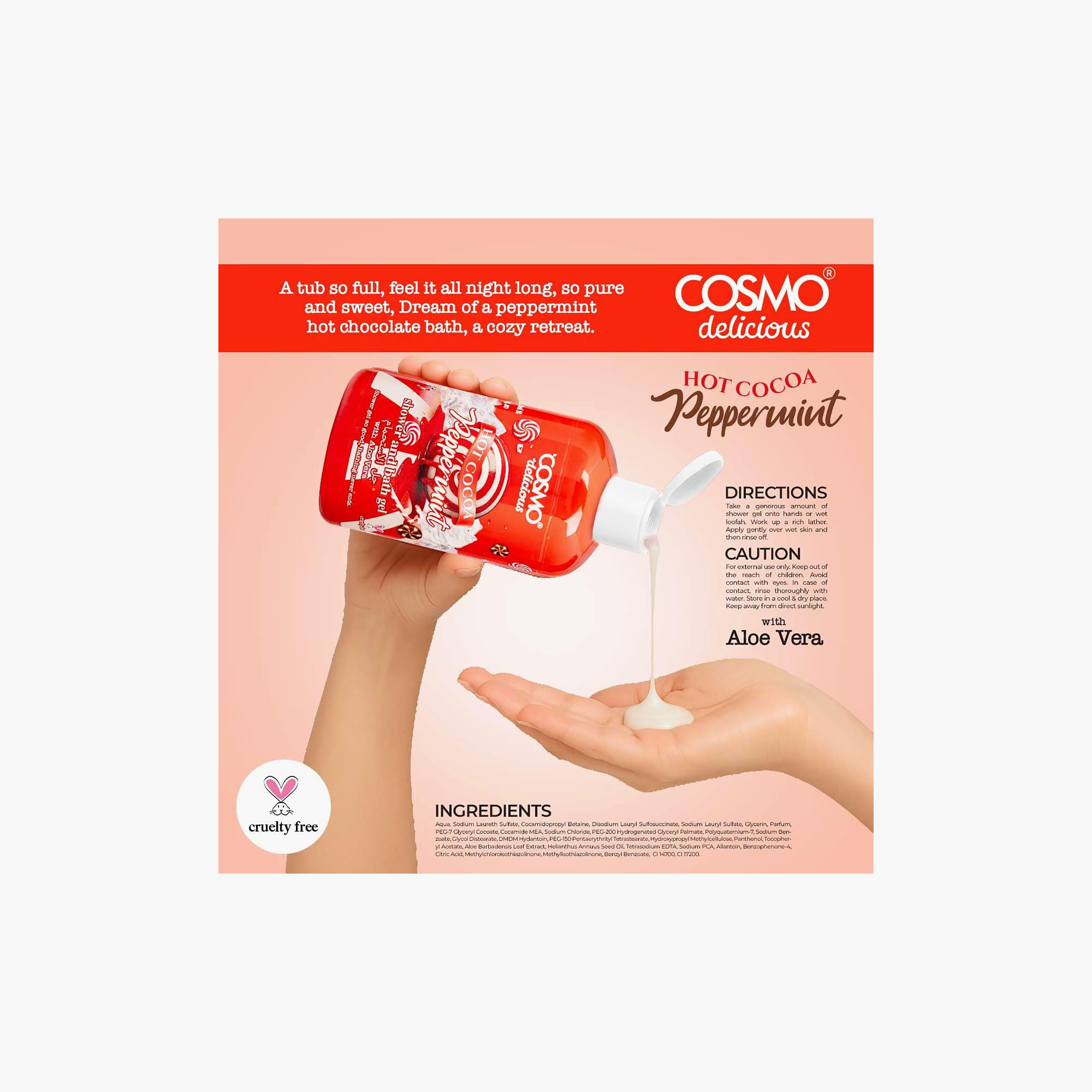 Cosmo Delicious Shower Gel 500 ml-beautyandpersonalcare-bathandbody-bathandshower-bodywash-image-2