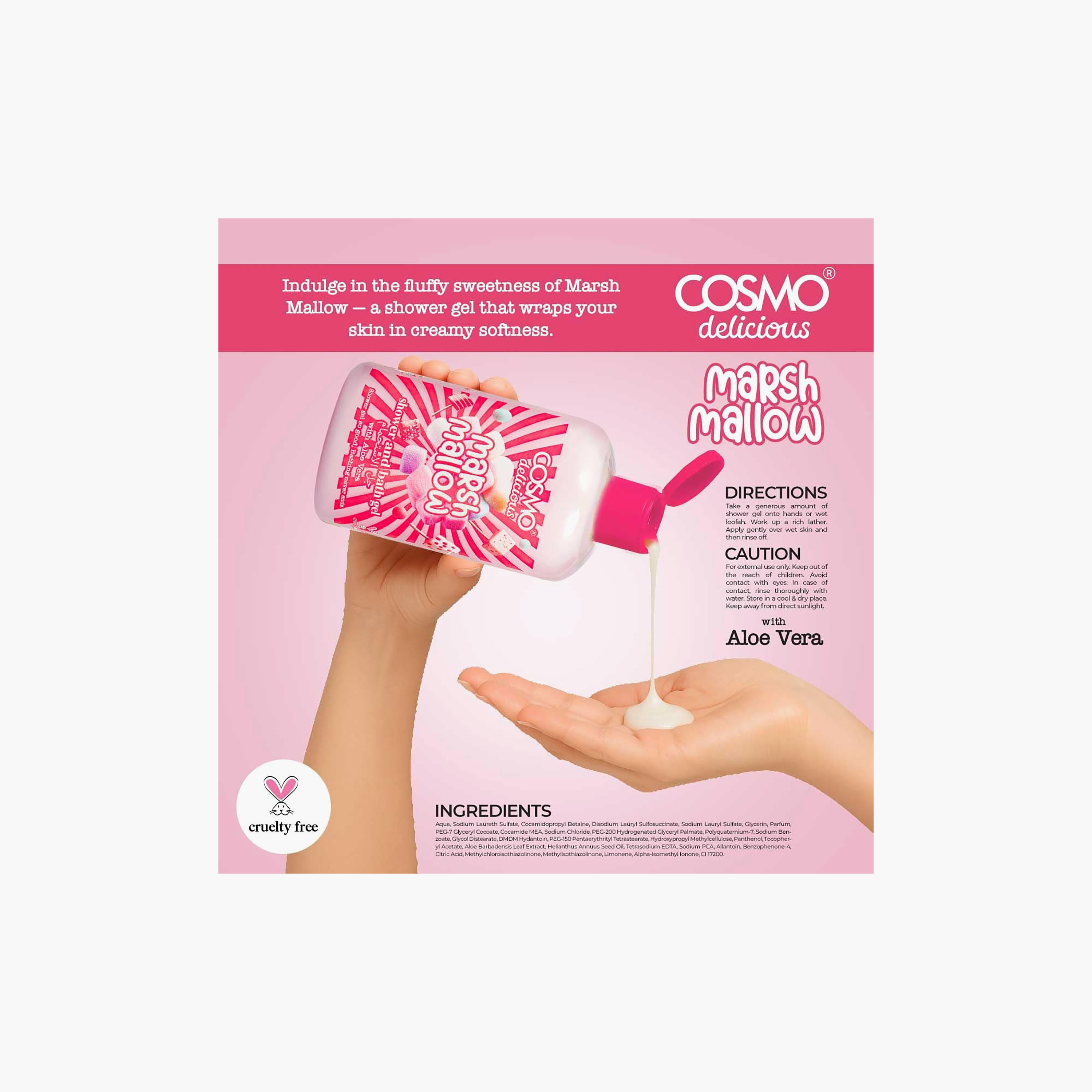 Cosmo Delicious Shower Gel 500 ml-beautyandpersonalcare-bathandbody-bathandshower-bodywash-image-2