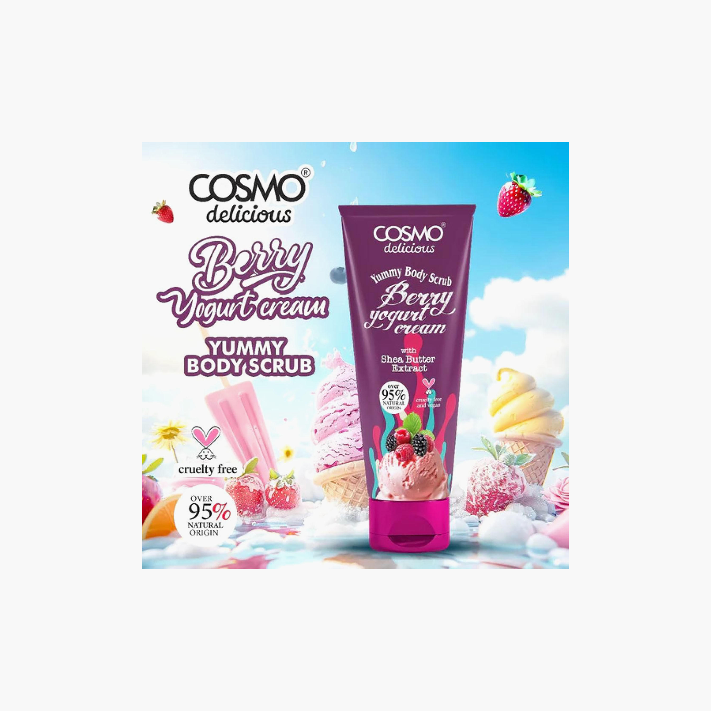 Cosmo Face & Body Scrub Exfoliating with Shea Butter 275 ml-beautyandpersonalcare-skin-cleansers-scrubsandexfoliators-image-4