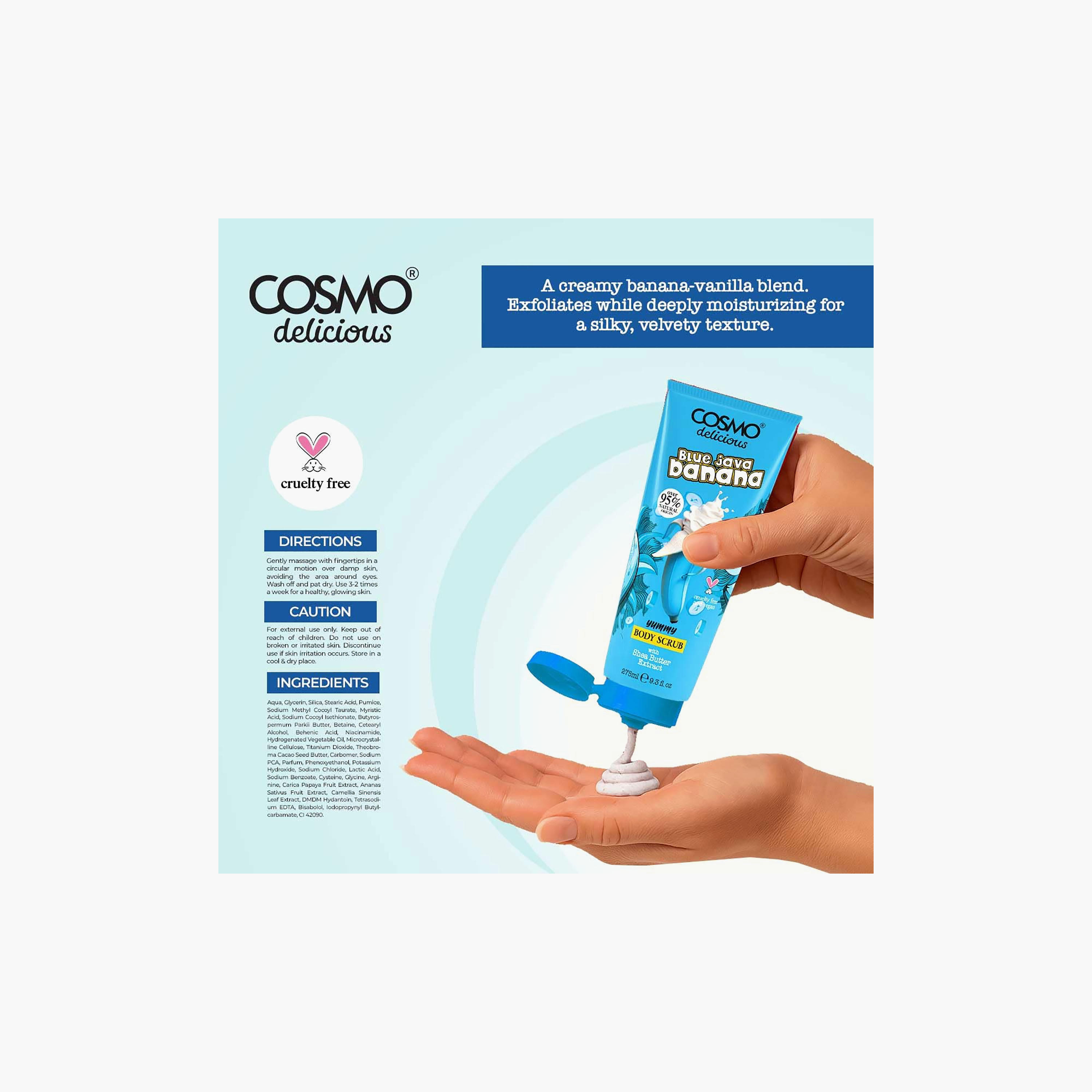Cosmo Face & Body Scrub Exfoliating with Shea Butter 275 ml-beautyandpersonalcare-skin-cleansers-scrubsandexfoliators-image-2