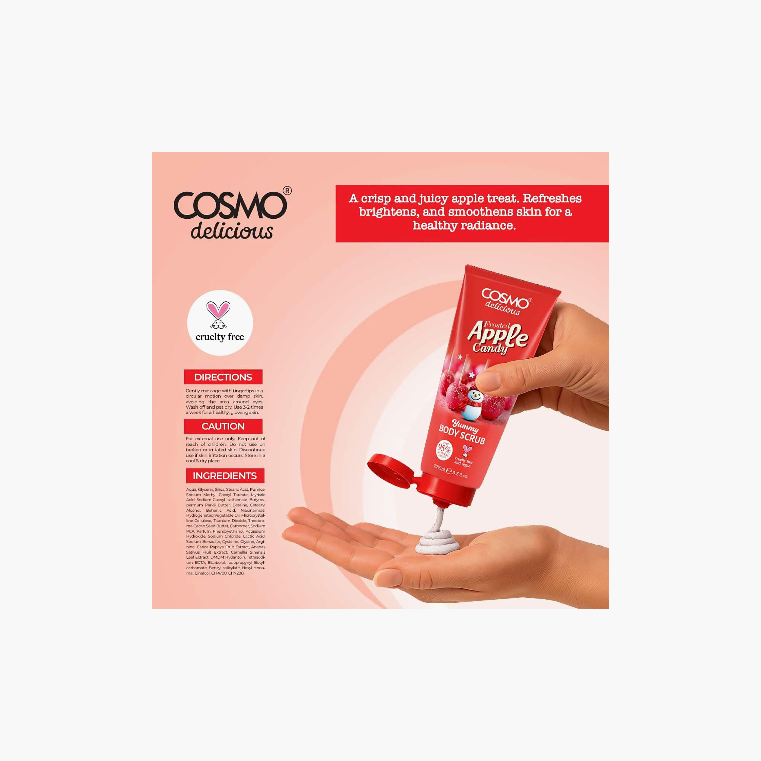 مقشر الوجه والجسم بزبدة الشيا من كوزمو - 275 مل-beautyandpersonalcare-skin-cleansers-scrubsandexfoliators-image-2