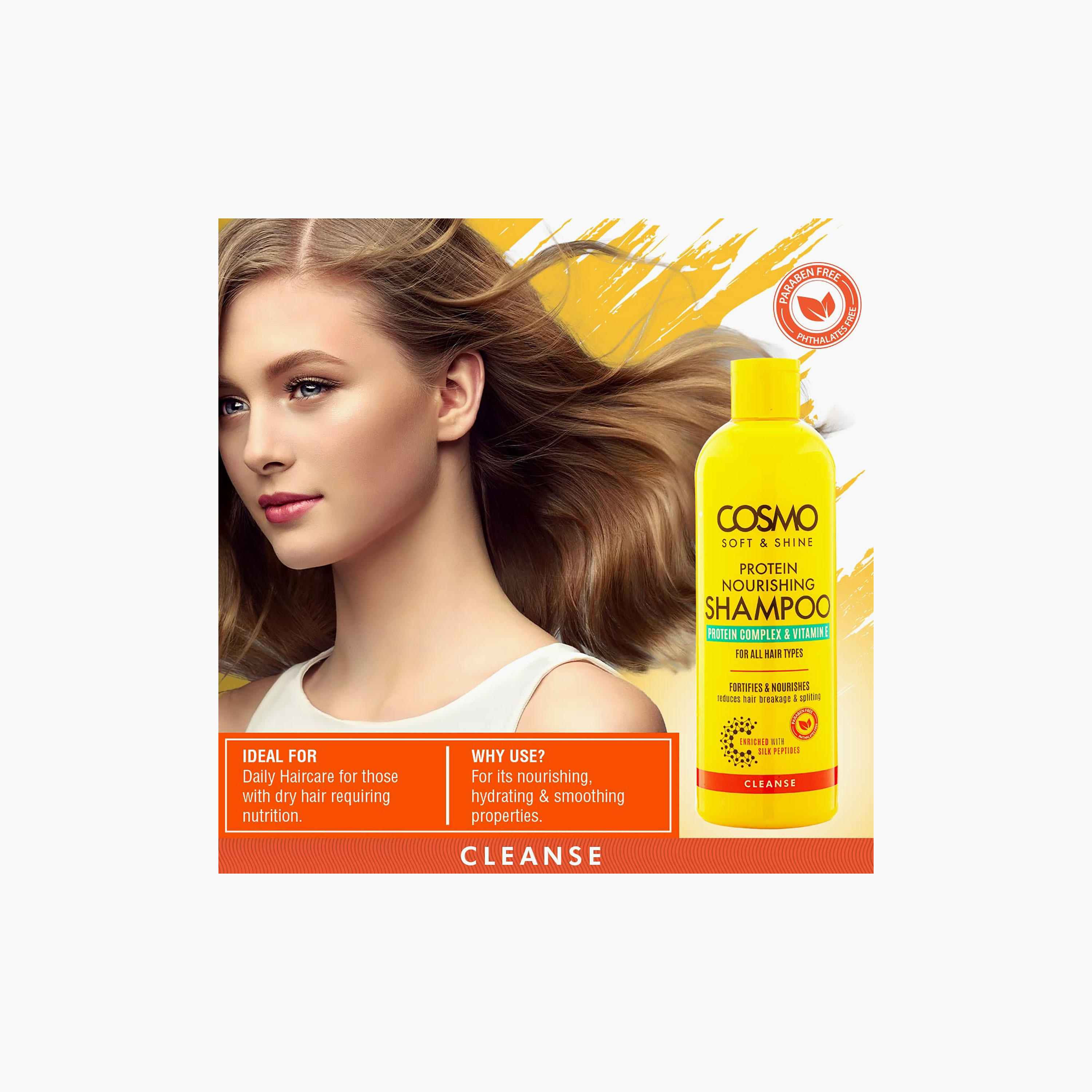 Cosmo Nourishing Shampoo Strengthening With Protein 480 Ml-beautyandpersonalcare-hair-haircare-shampoos-image-3