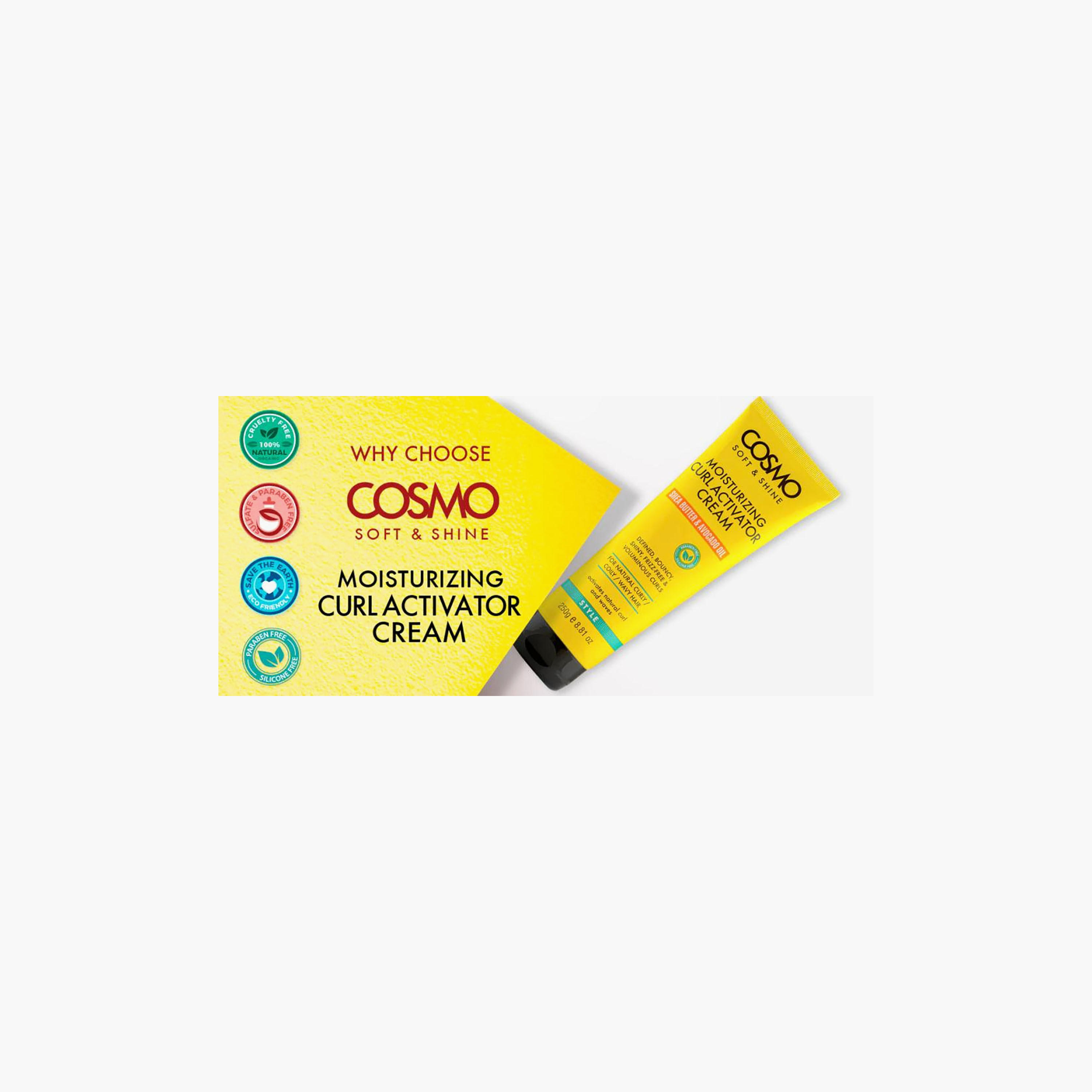 Cosmo Dry & Frizzy Hair Curl Activator Moisturizing Styling Cream 250 ml-beautyandpersonalcare-hair-haircare-hairmasksandcreams-image-2