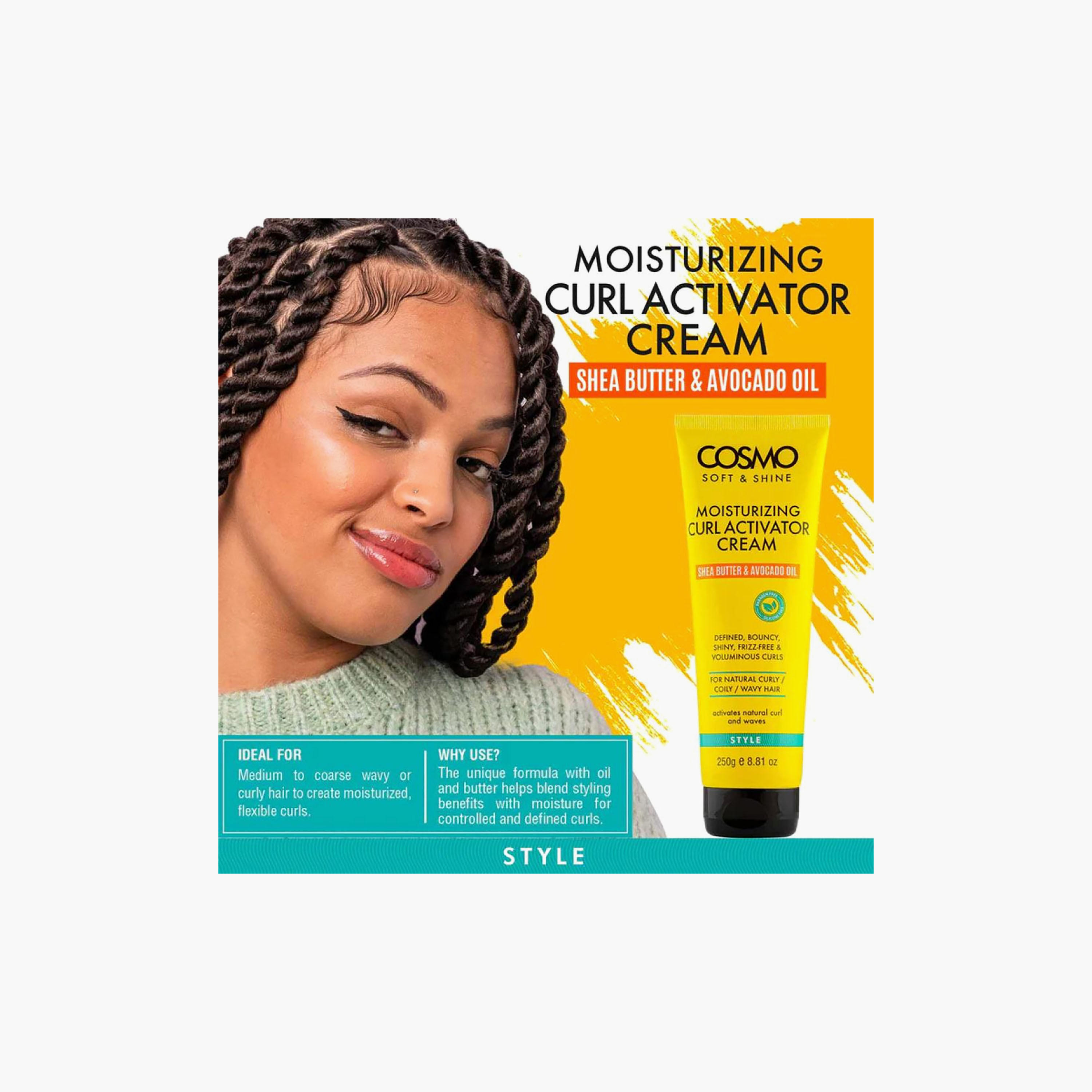 Cosmo Dry & Frizzy Hair Curl Activator Moisturizing Styling Cream 250 ml-beautyandpersonalcare-hair-haircare-hairmasksandcreams-image-3