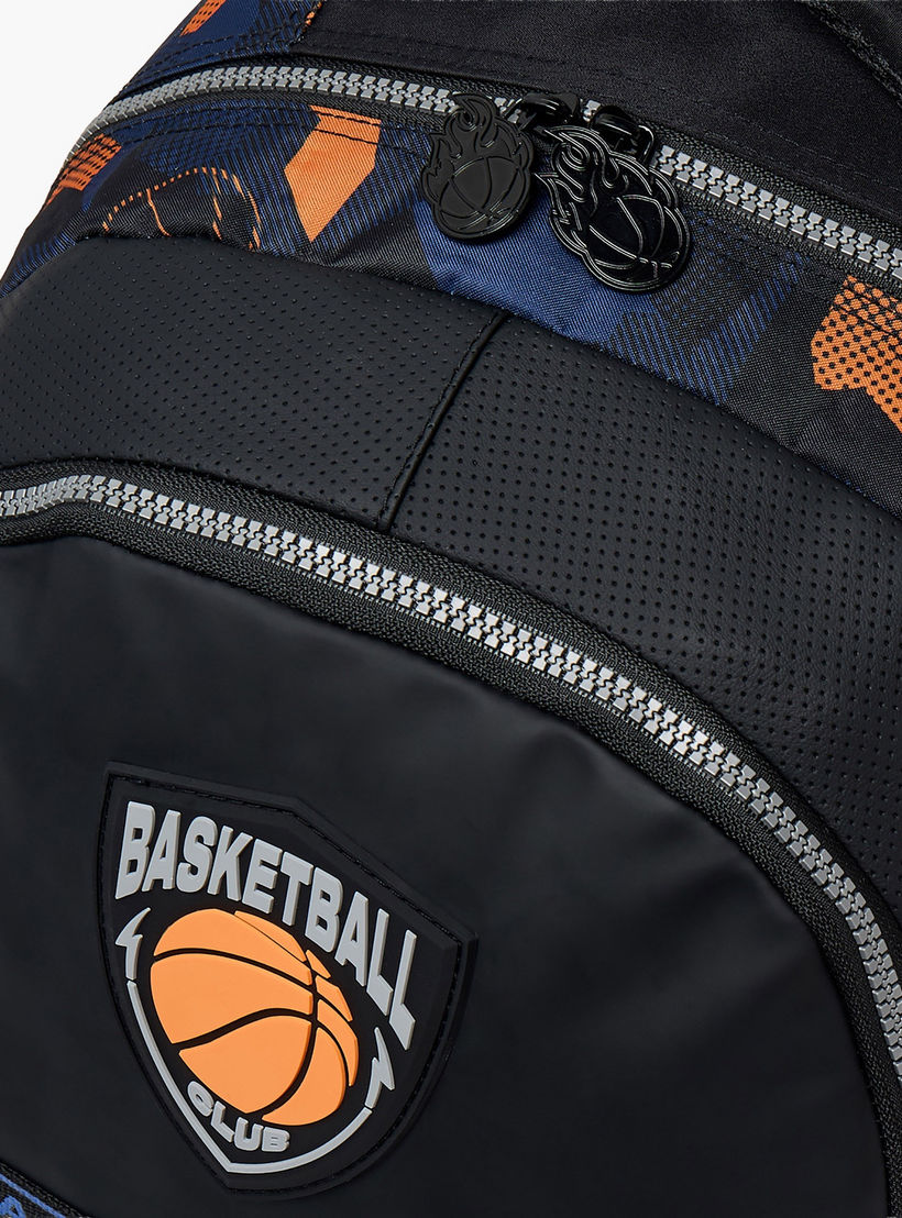 Kappa Printed Backpack for Kids 13+ Years with Cushioned Straps-boys-accessories-bagsandbackpacks-image-3