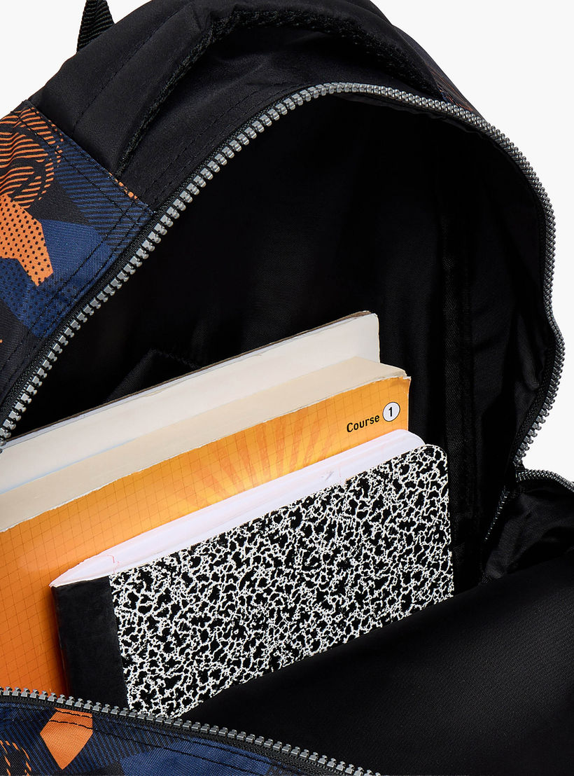 Kappa Printed Backpack for Kids 13+ Years with Cushioned Straps-boys-accessories-bagsandbackpacks-image-5
