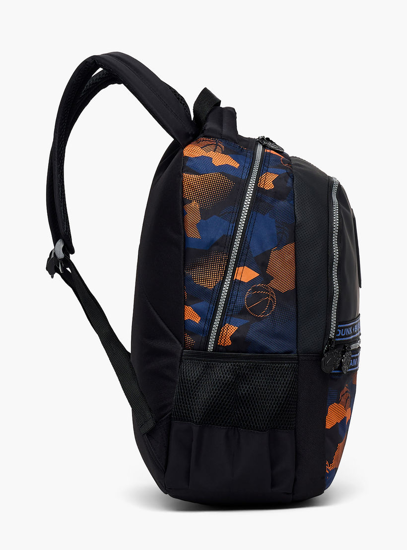Kappa Printed Backpack for Kids 13+ Years with Cushioned Straps-boys-accessories-bagsandbackpacks-image-7