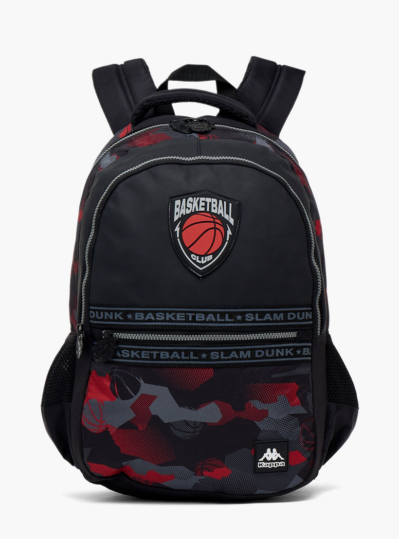 Kappa Printed Backpack for Kids 13+ Years with Cushioned Straps-boys-accessories-bagsandbackpacks-image-1