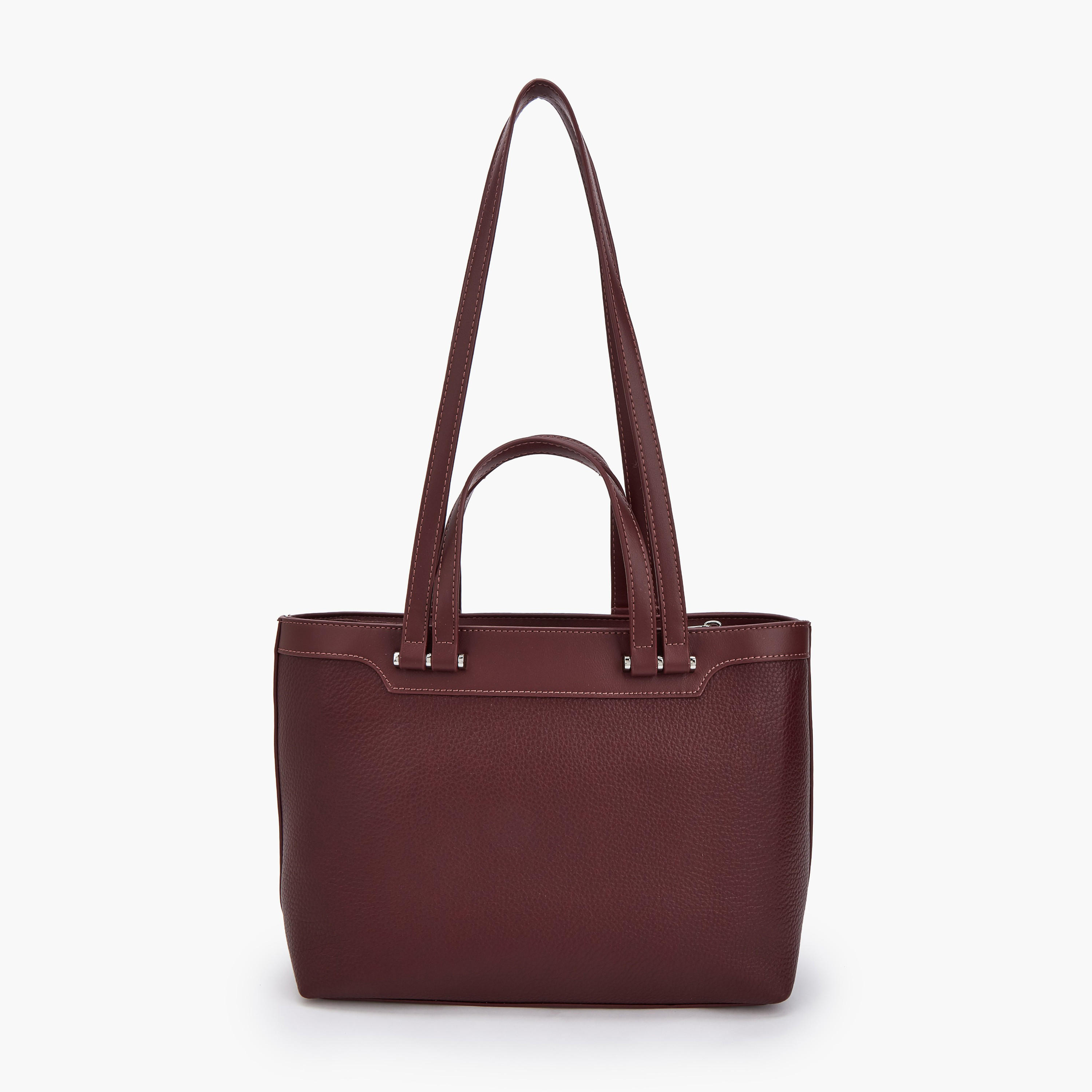 شنطة توتي بملمس بارز ومقبض مزدوج من بابريكا-women-bagsandwallets-handbags-image-3