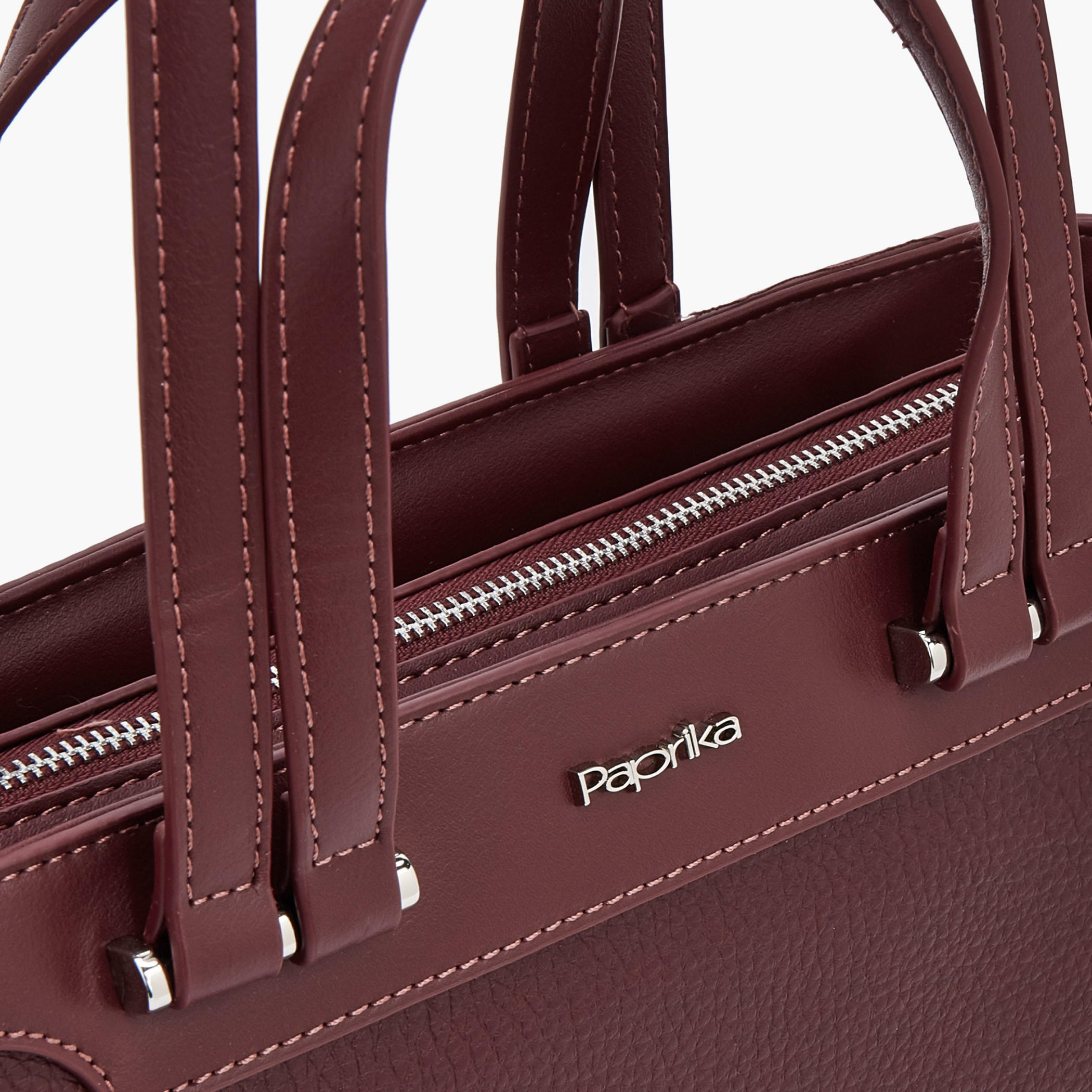 شنطة توتي بملمس بارز ومقبض مزدوج من بابريكا-women-bagsandwallets-handbags-image-4