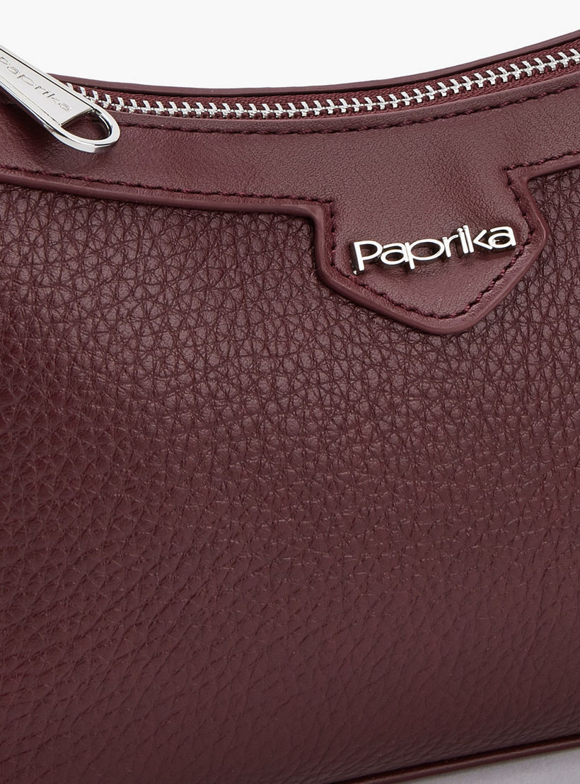 Paprika Textured Crossbody Bag with Detachable Strap-women-bagsandwallets-handbags-image-4