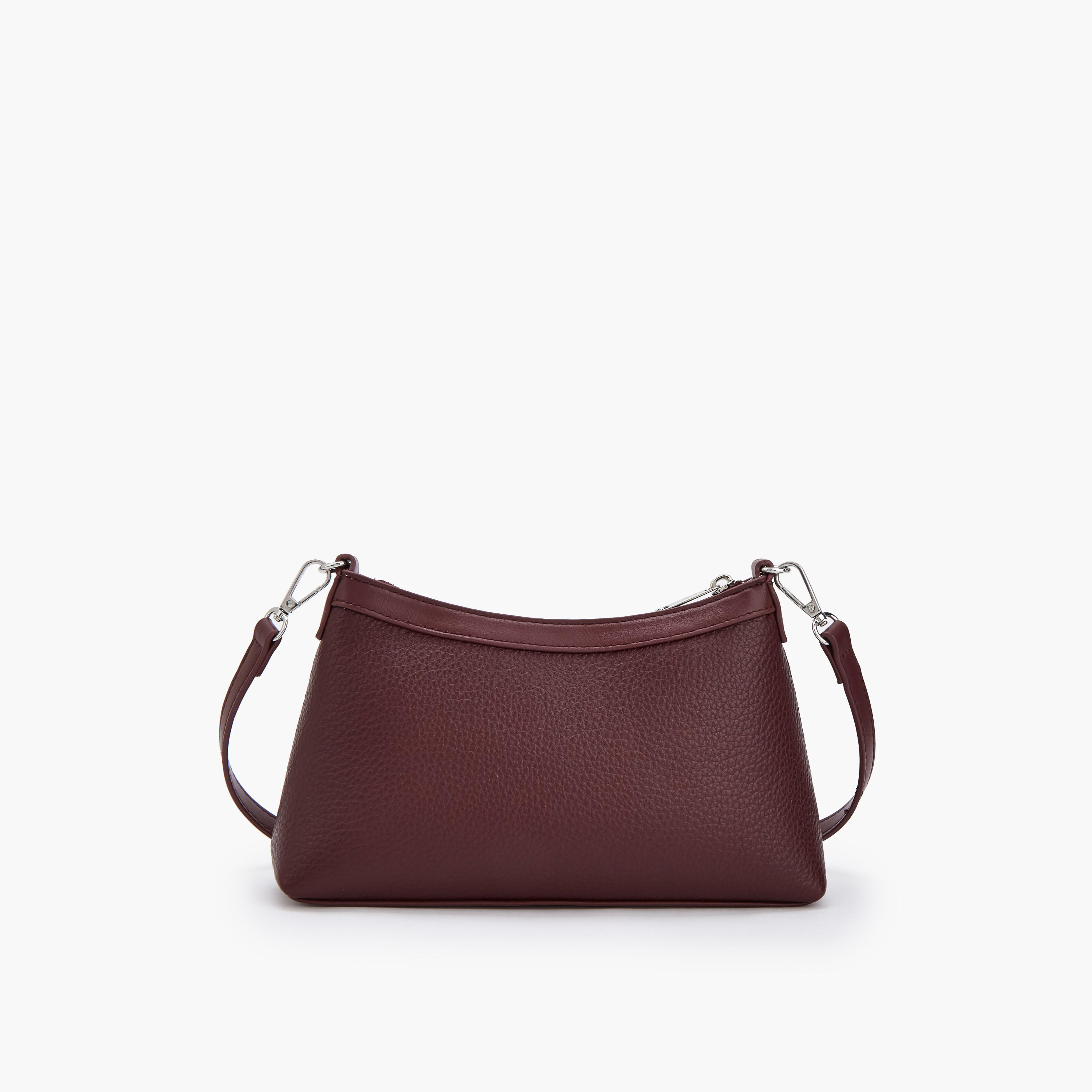 Paprika Textured Crossbody Bag with Detachable Strap-women-bagsandwallets-handbags-image-5