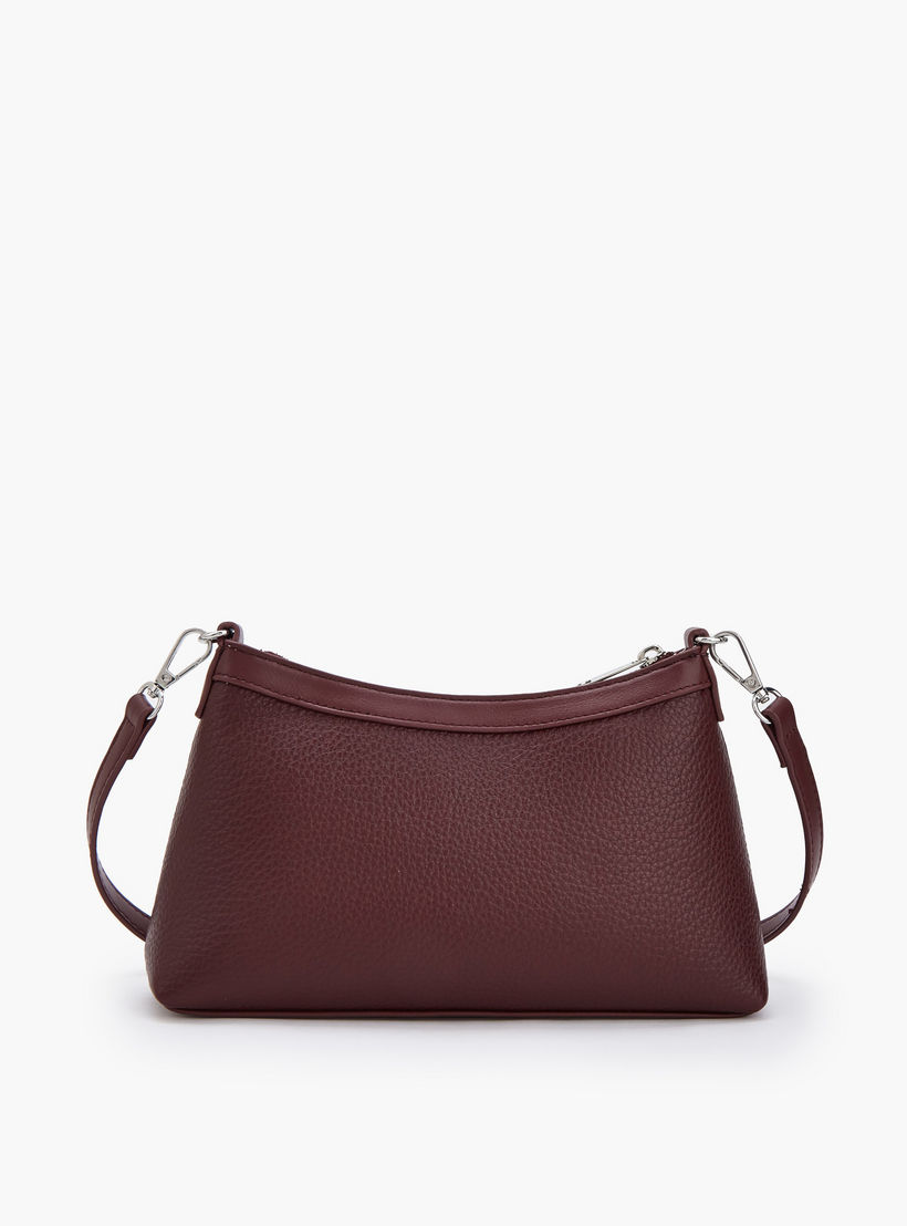 Paprika Textured Crossbody Bag with Detachable Strap-women-bagsandwallets-handbags-image-5