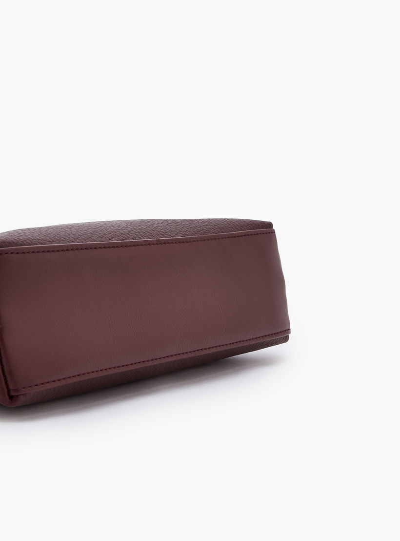 Paprika Textured Crossbody Bag with Detachable Strap-women-bagsandwallets-handbags-image-6
