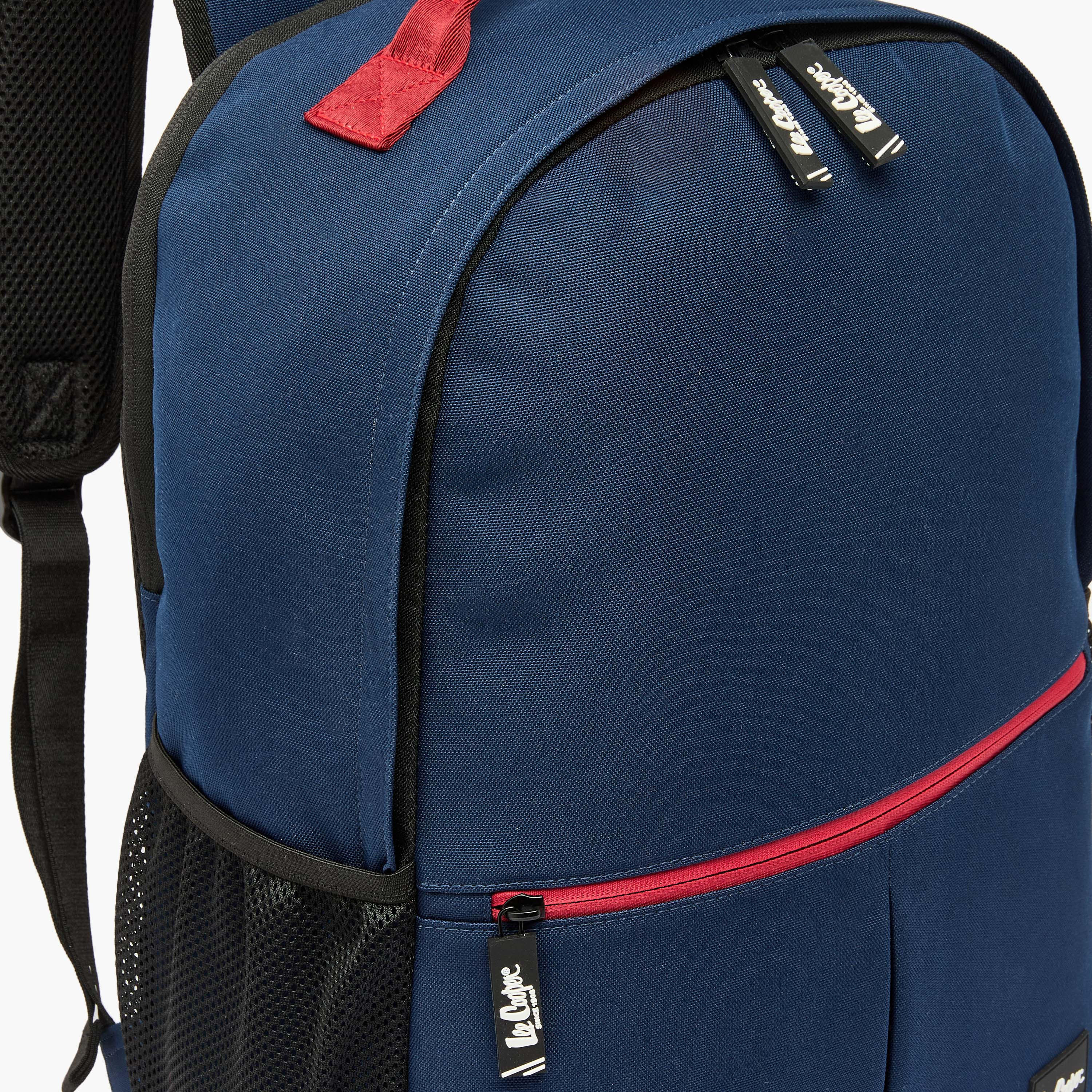 Lee Cooper Solid Backpack for Boys 13+ Years with Padded Shoulder Strap-boys-accessories-bagsandbackpacks-image-3