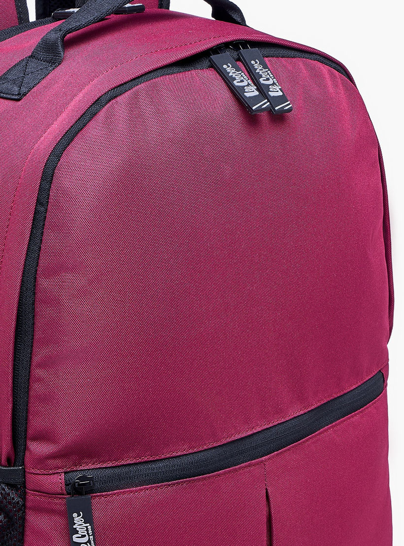 Lee Cooper Solid Backpack for Boys 13+ Years with Padded Shoulder Strap-boys-accessories-bagsandbackpacks-image-2