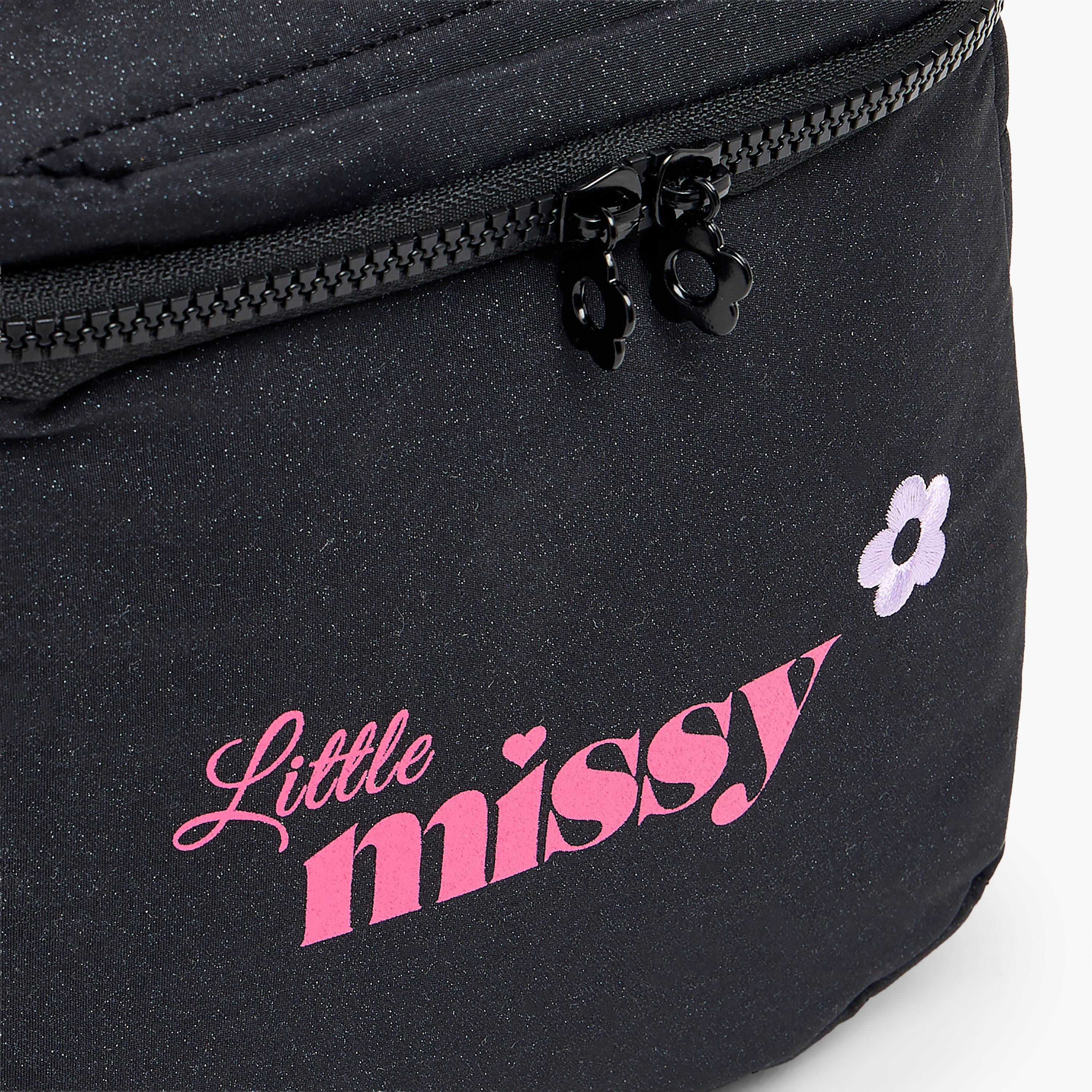 Little Missy Printed Lunch Bag for Girls 13+ Years with Zip Closure-school-lunchessentials-lunchbags-image-4