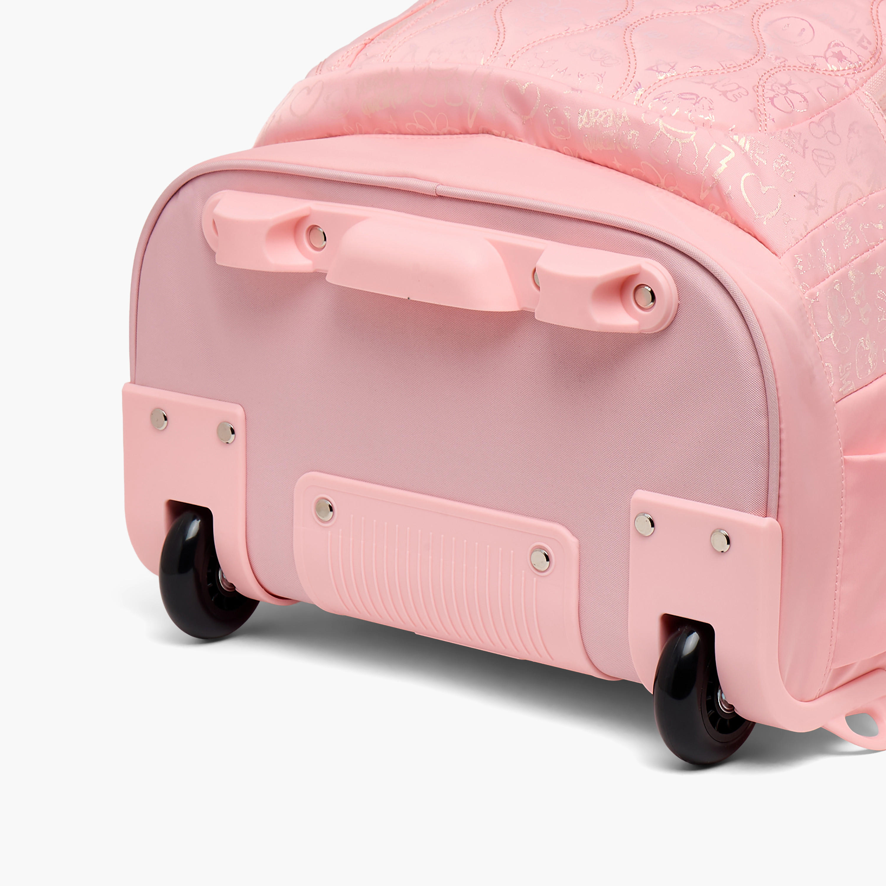 Little Missy Quilted Trolley Bag for Girls 13+ Years with Durable Wheels-school-bagsandbackpacks-trolleybags-image-11