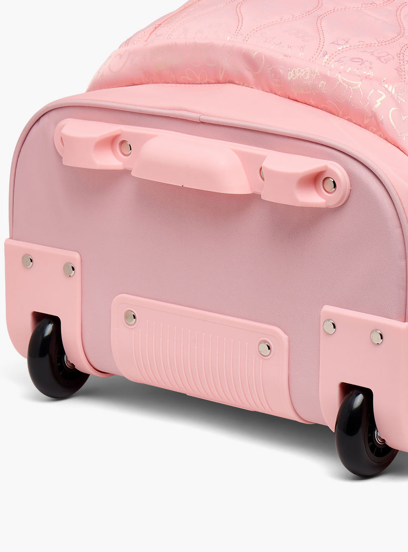 Little Missy Quilted Trolley Bag for Girls 13+ Years with Durable Wheels-school-bagsandbackpacks-trolleybags-image-11