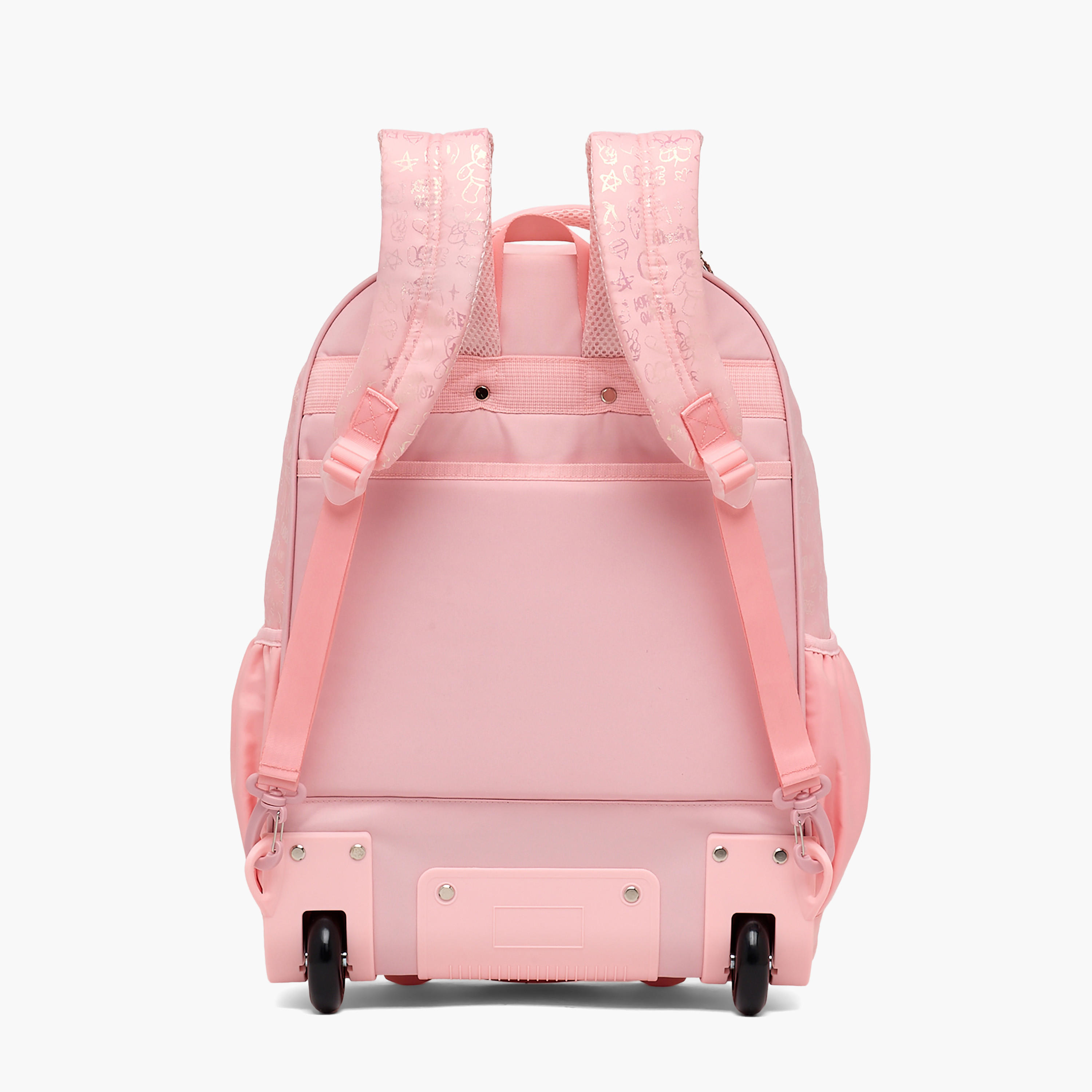 Little Missy Quilted Trolley Bag for Girls 13+ Years with Durable Wheels-school-bagsandbackpacks-trolleybags-image-8