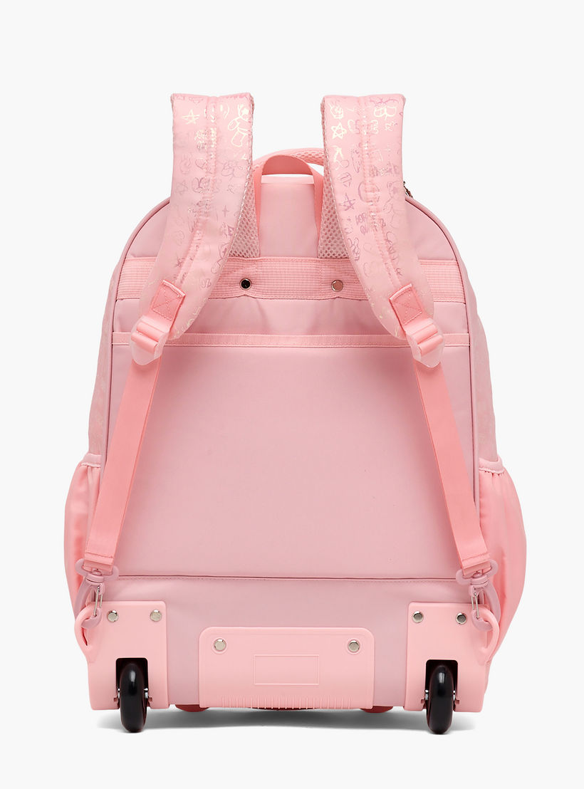 Little Missy Quilted Trolley Bag for Girls 13+ Years with Durable Wheels-school-bagsandbackpacks-trolleybags-image-8